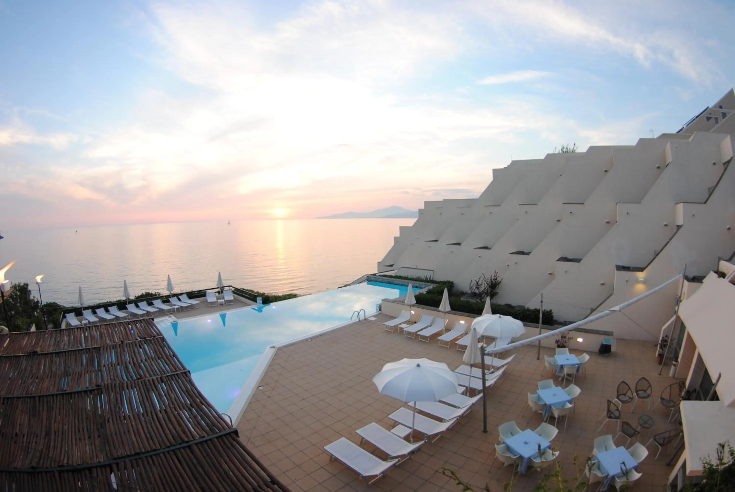 Pool view in Grand Hotel San Pietro