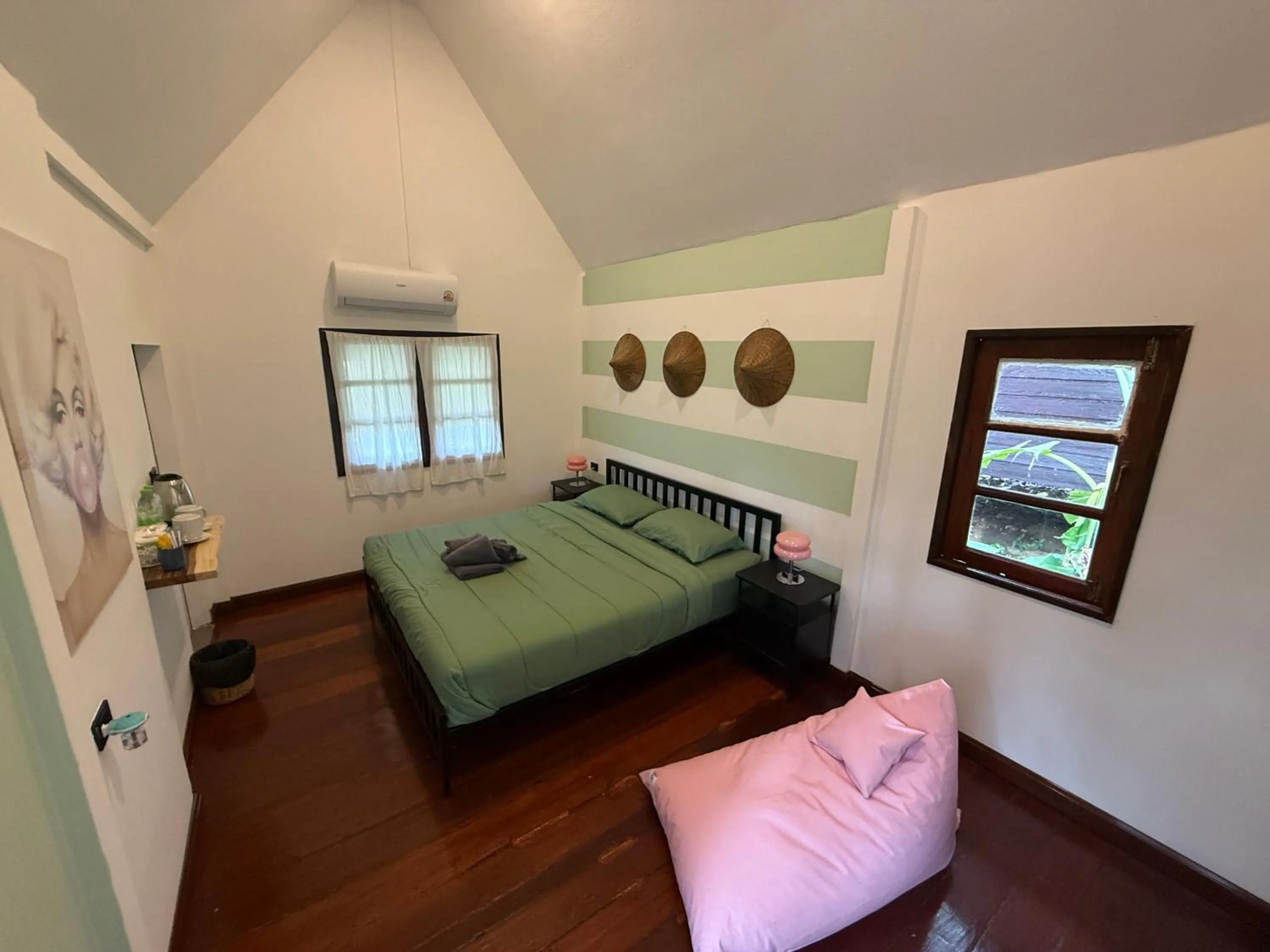 View (from property/room), Bed in Vanara Bungalows