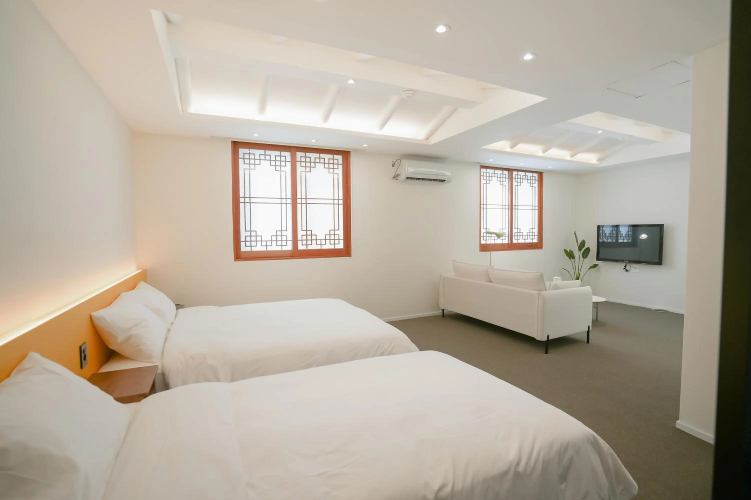 Bed in HotelArrive Jeonju Sihwayeonpung