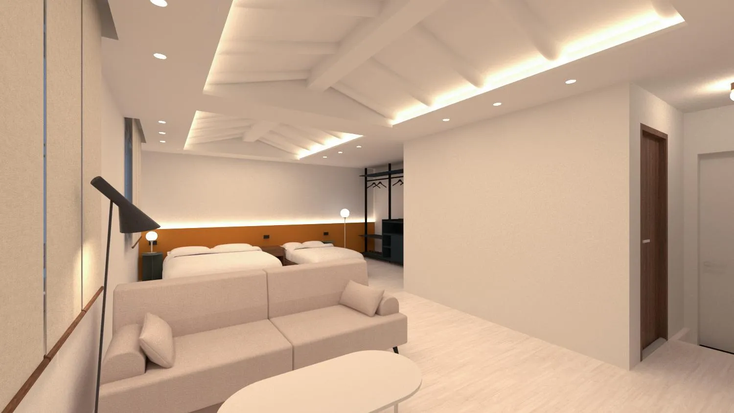 Bed in HotelArrive Jeonju Sihwayeonpung