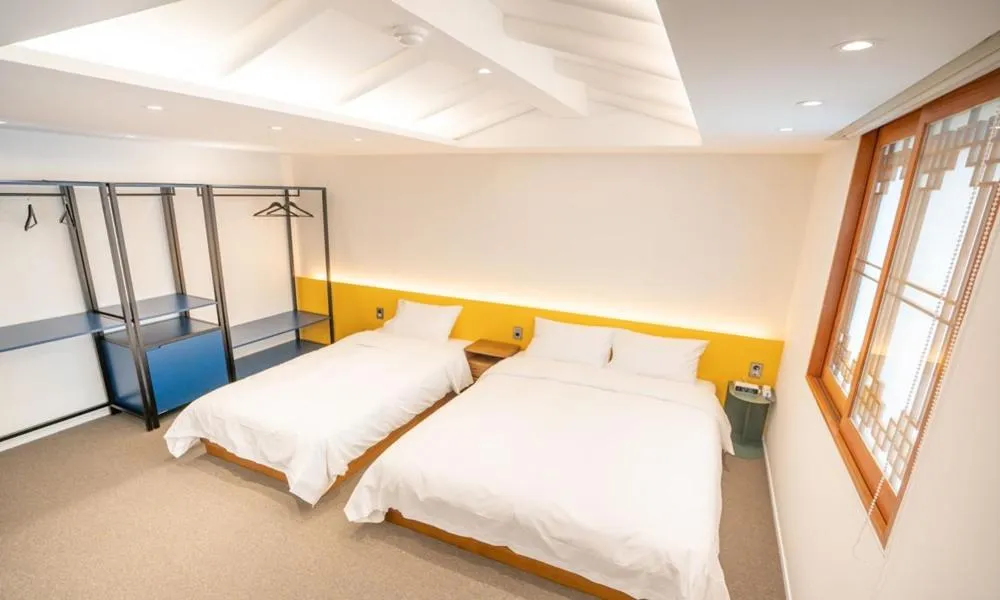 Bed in HotelArrive Jeonju Sihwayeonpung