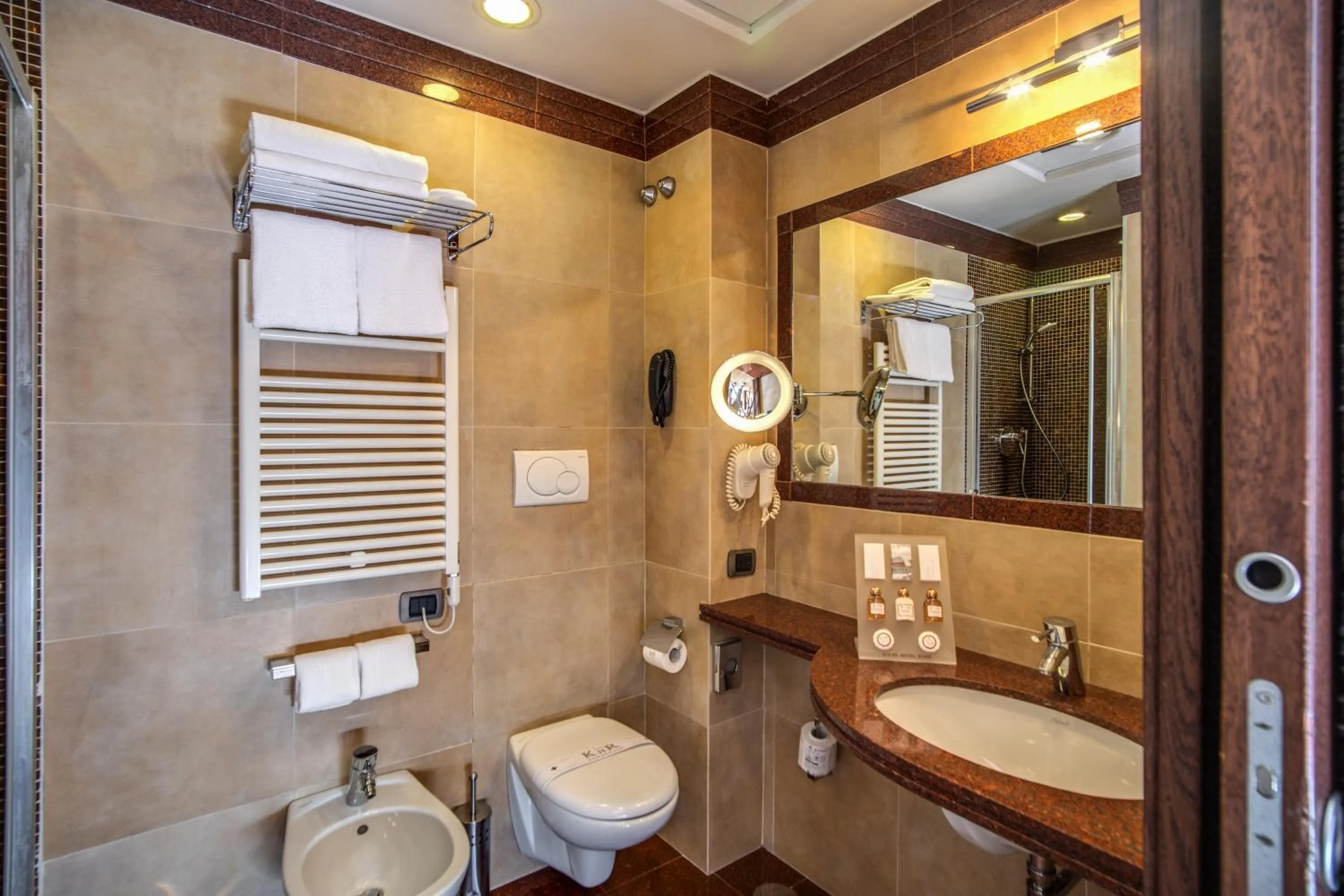 Bathroom in Kolbe Hotel Rome