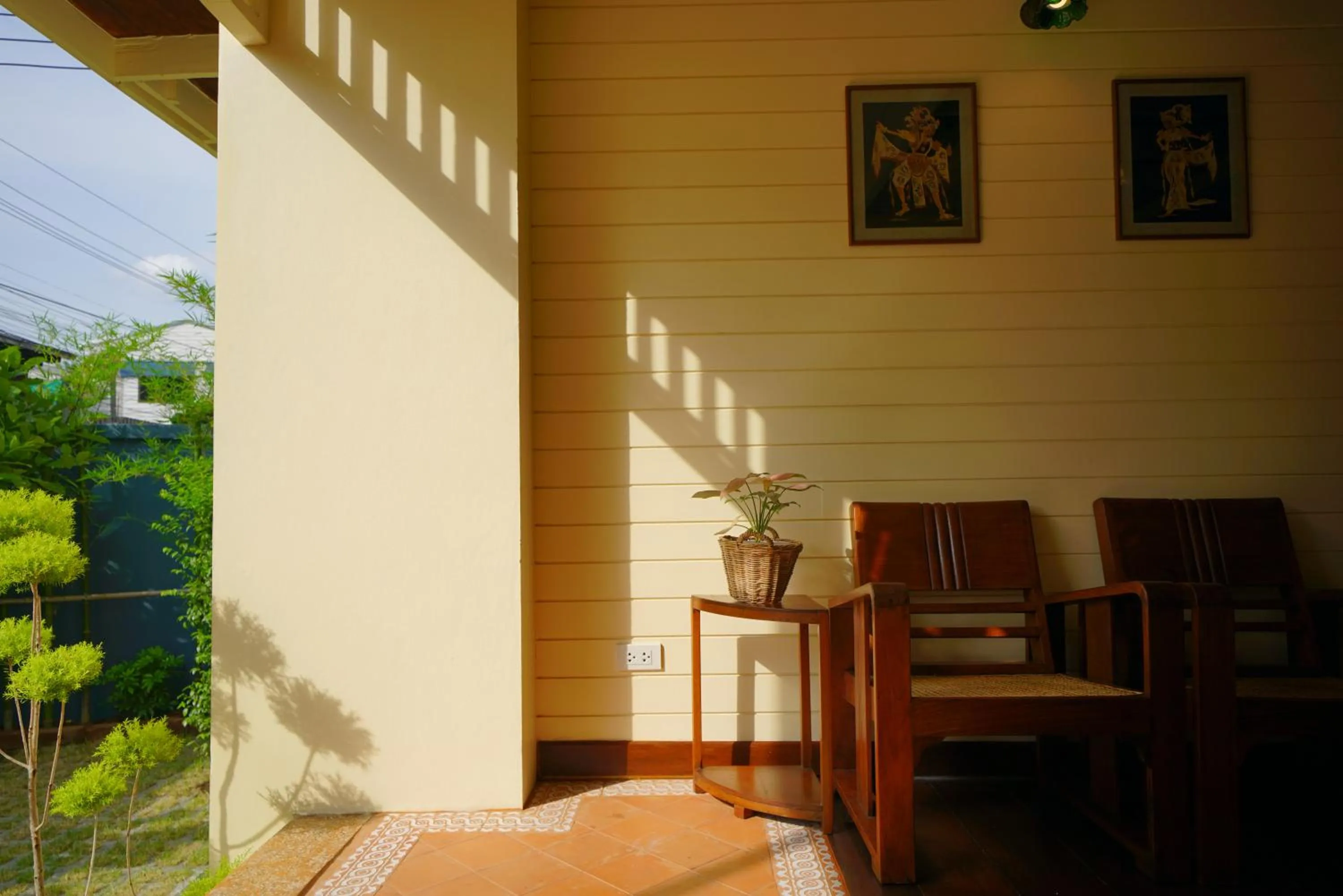 Seating area in Priya Boutique House