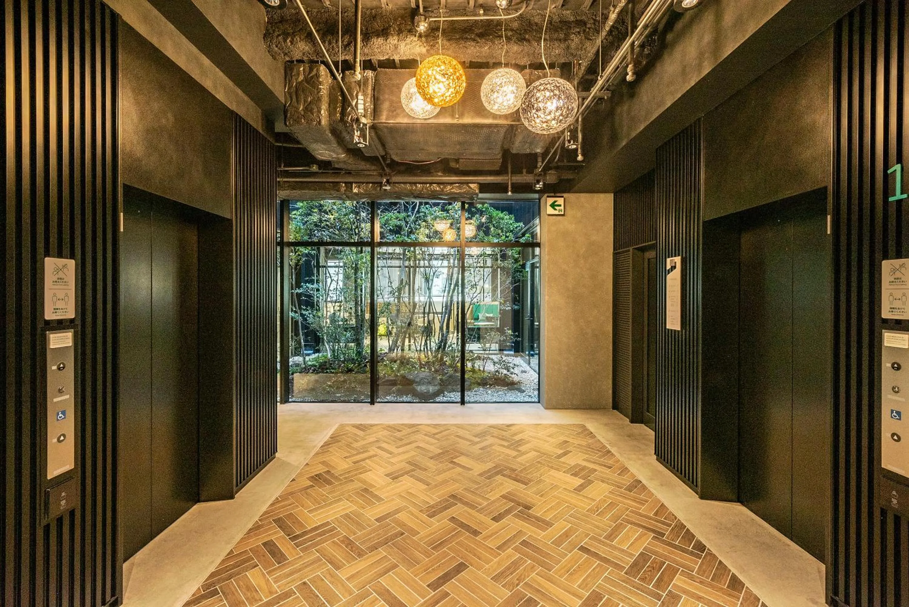 elevator in Prince Smart Inn Kyoto Sanjo