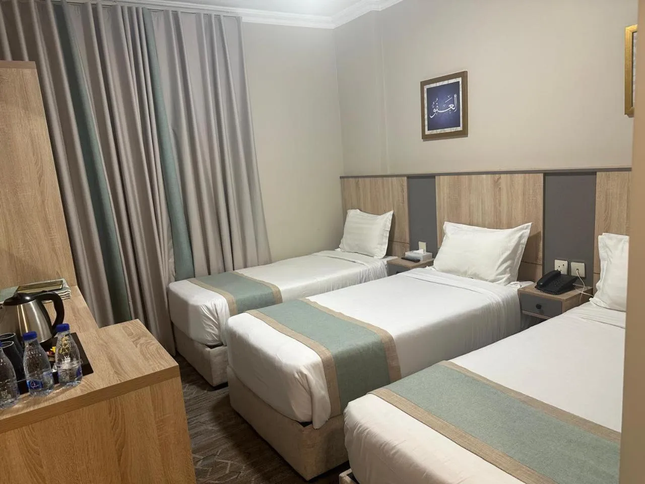 Bed in Emaar Taiba Hotel