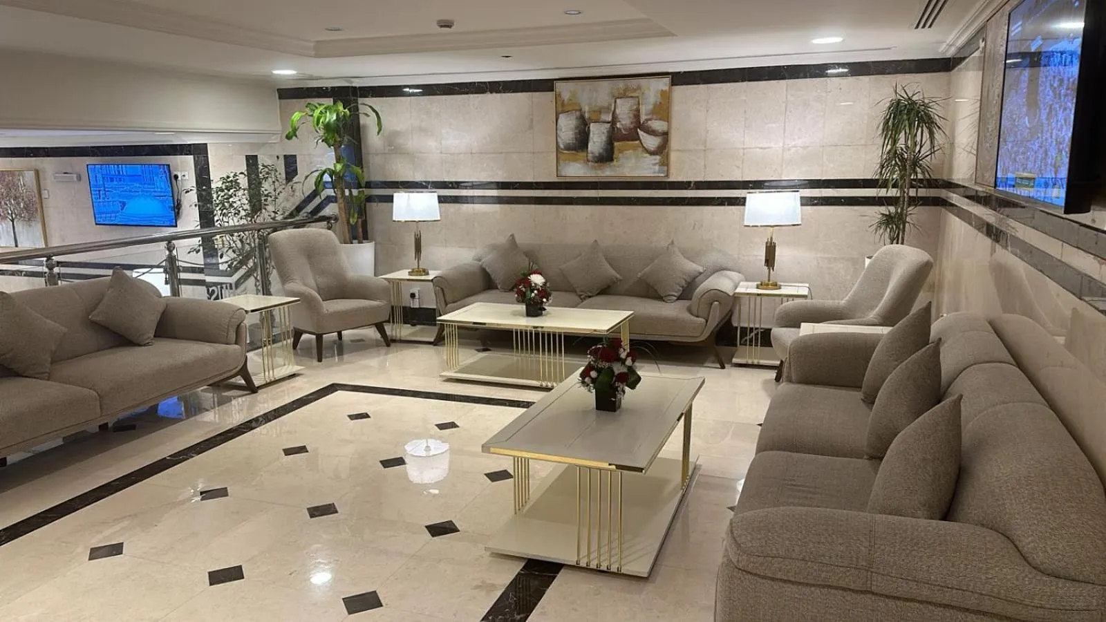 Seating area in Emaar Taiba Hotel