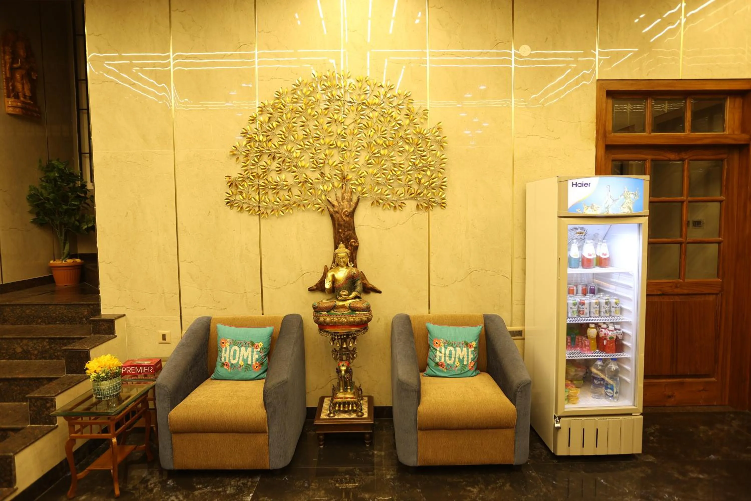 Seating area in Minas Manor