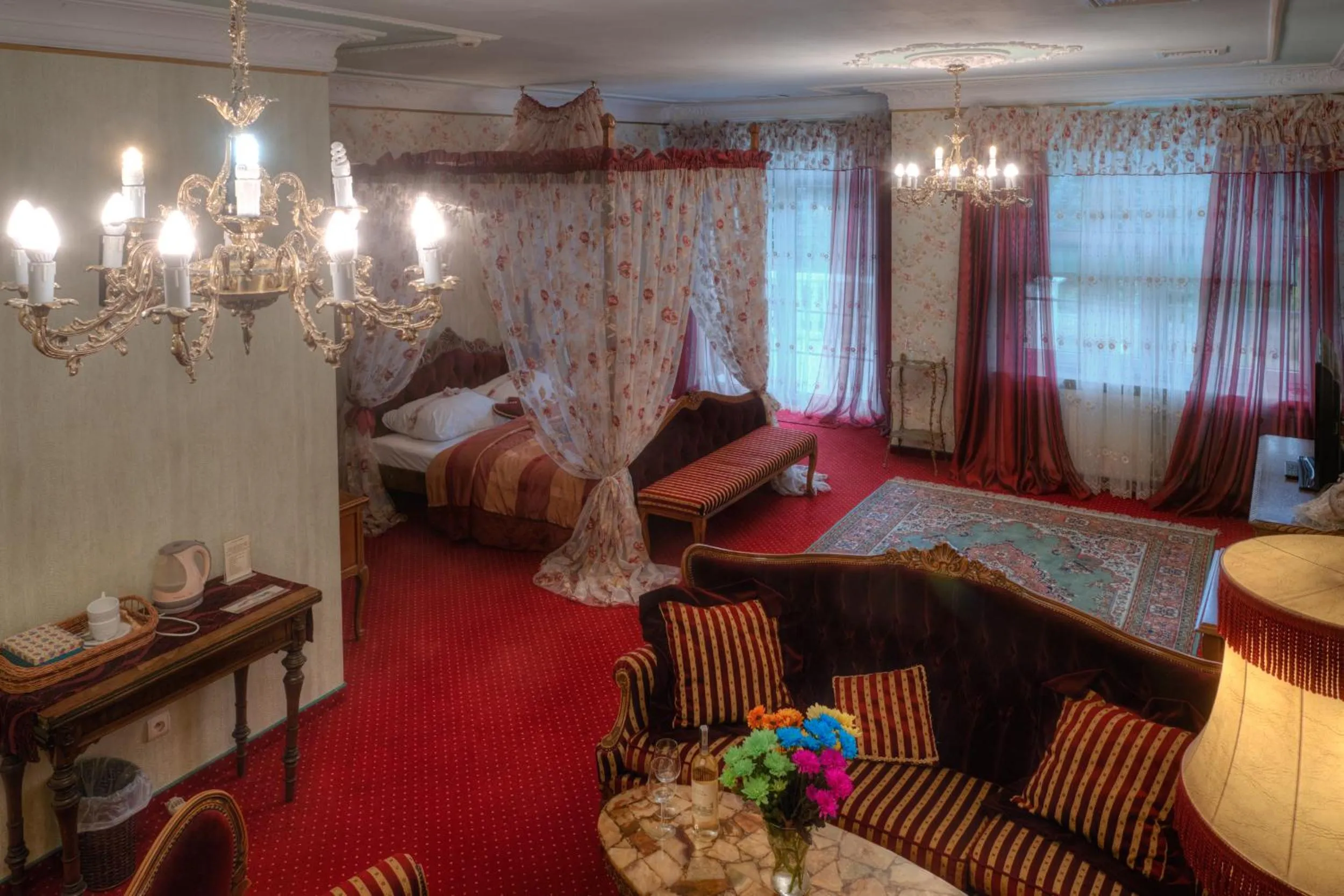 Photo of the whole room, Bed in Dworek Hetmanski
