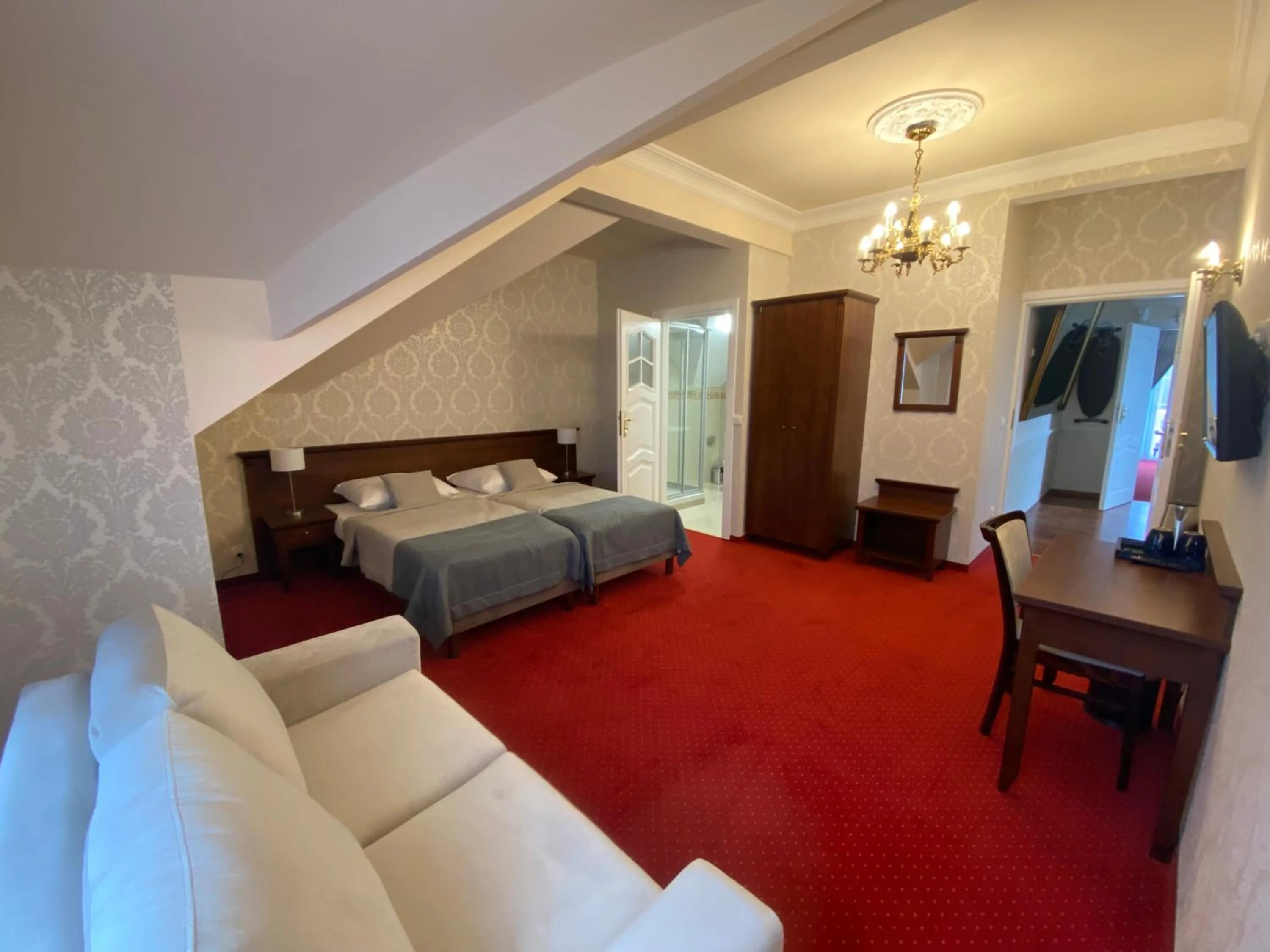 Bedroom, Bed in Dworek Hetmanski