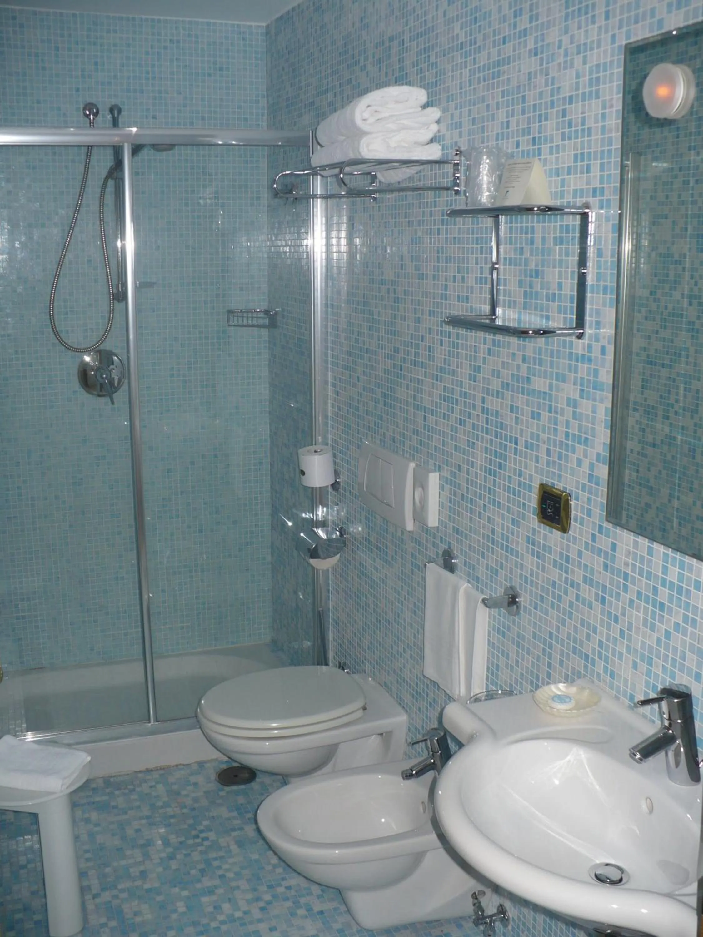 Shower in Hotel Villa Carolina