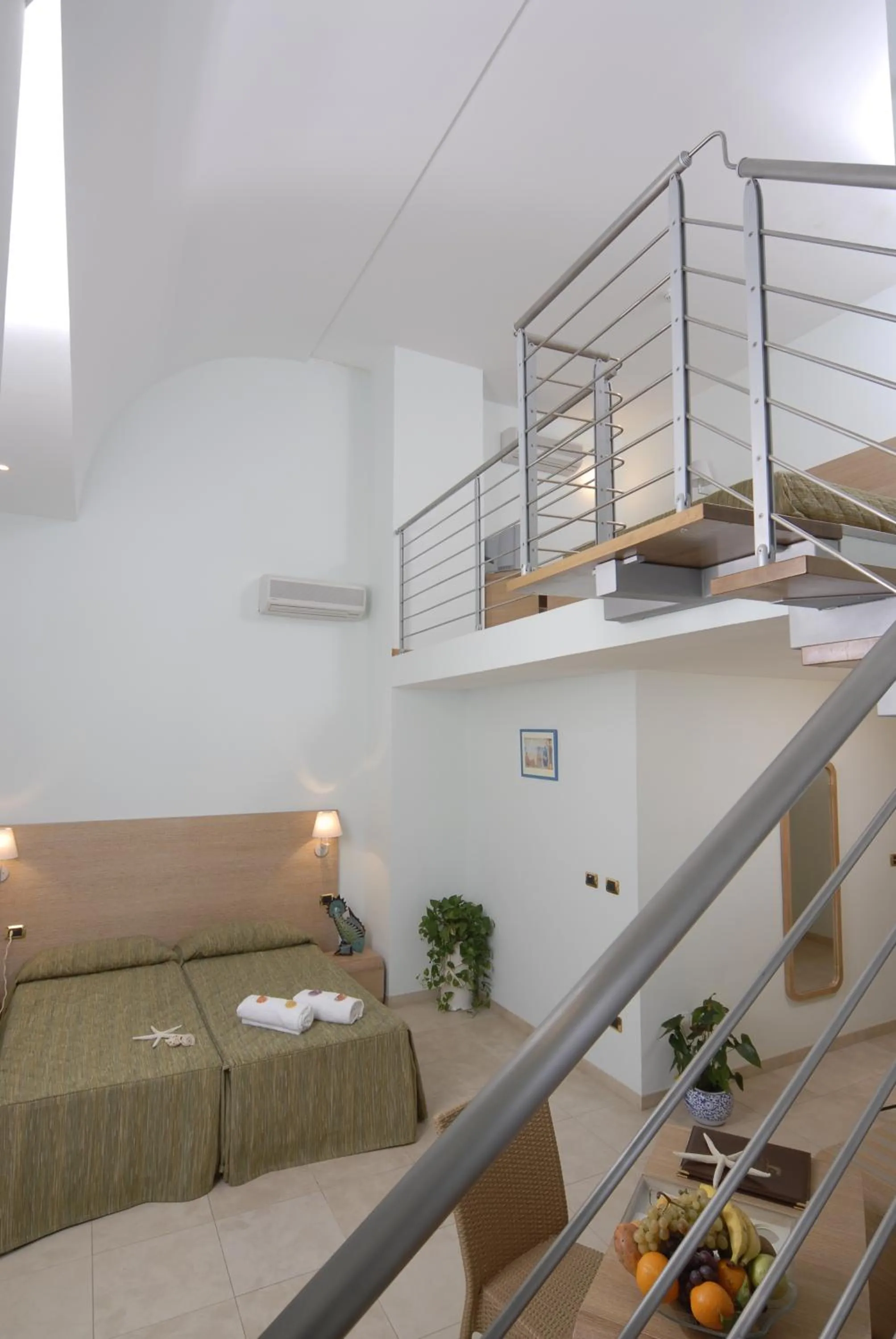 Bed in Hotel Villa Carolina