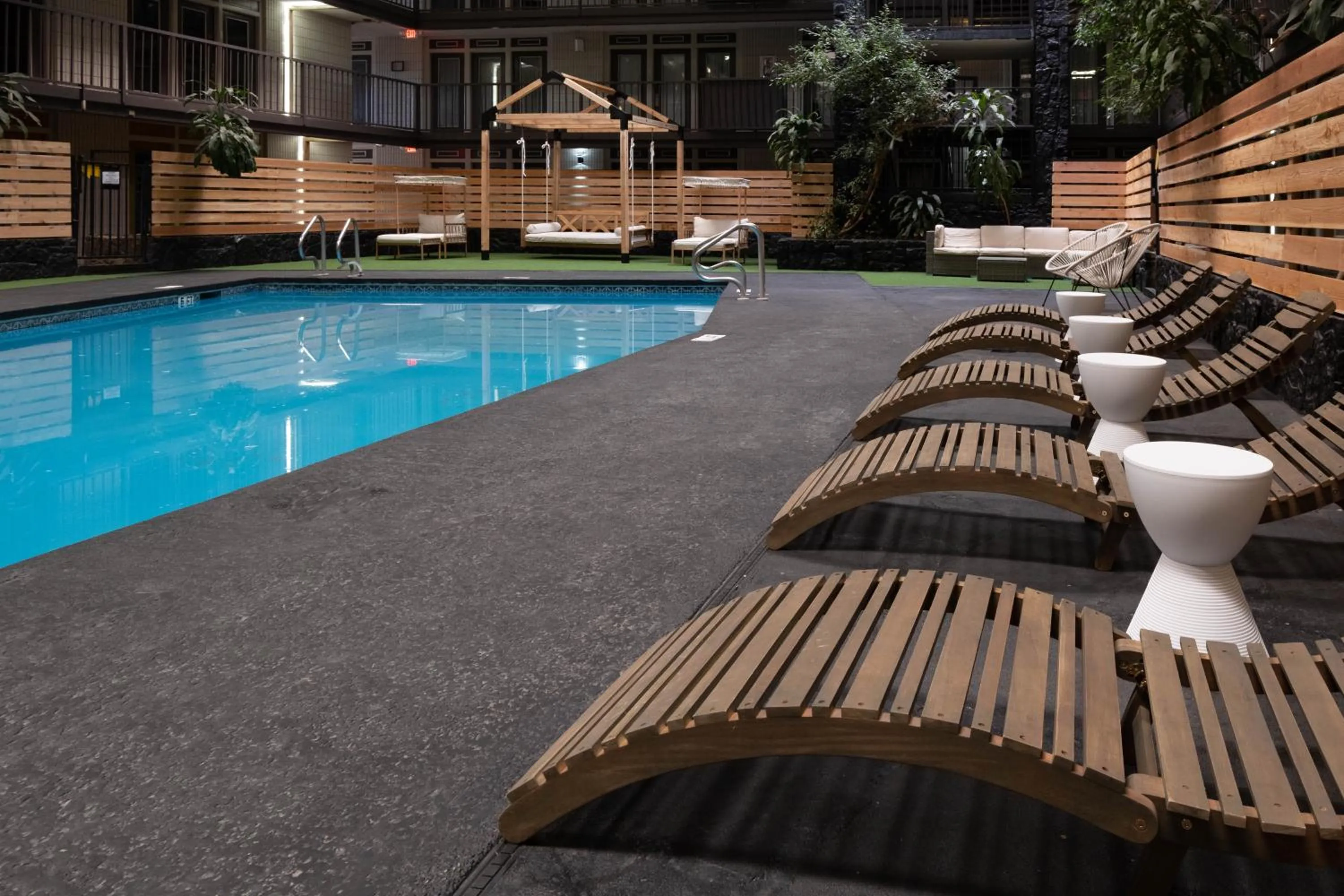 Pool view in The Westerner - Extended Stay