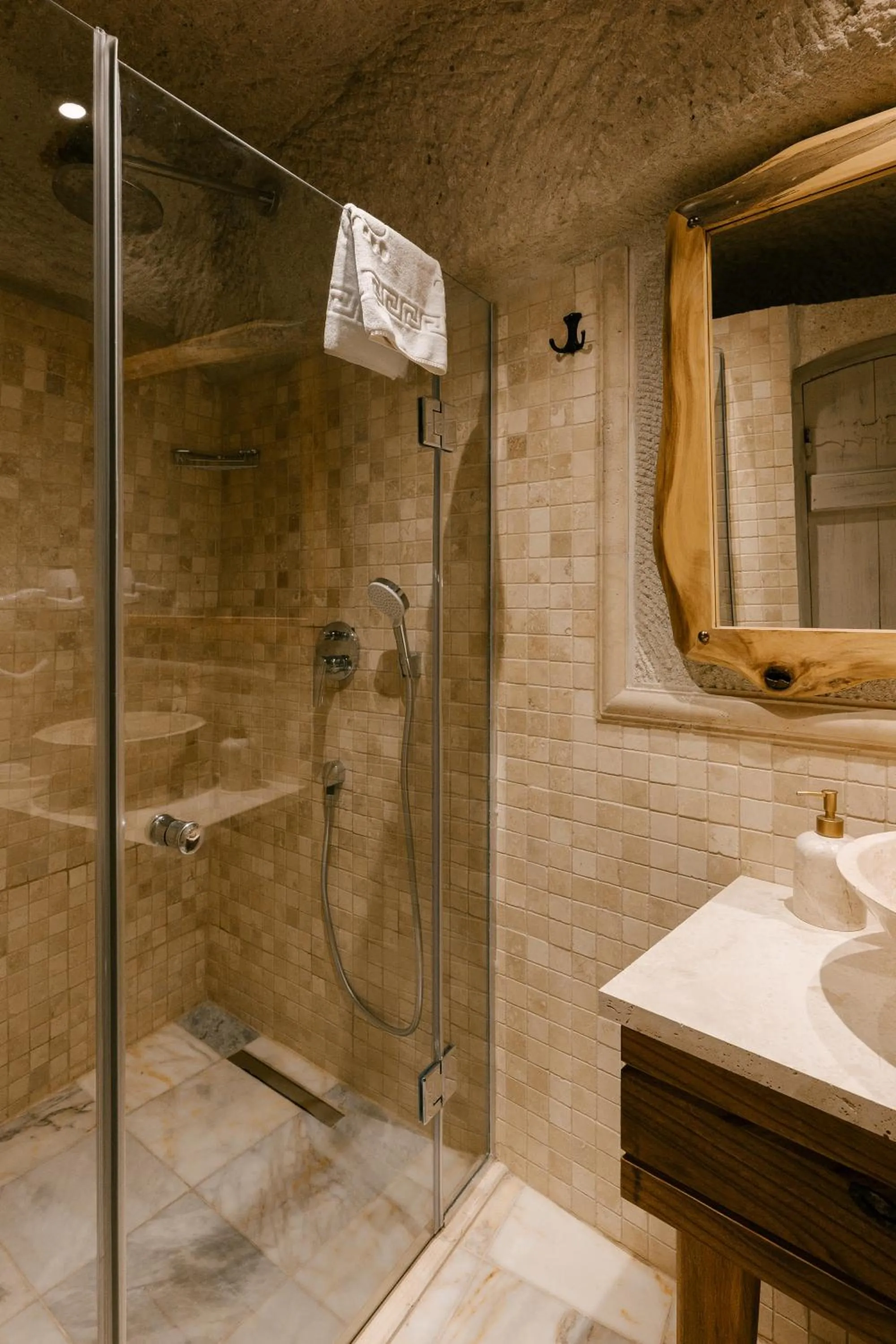 Shower in Cappadocia Cave Suites Adult Only