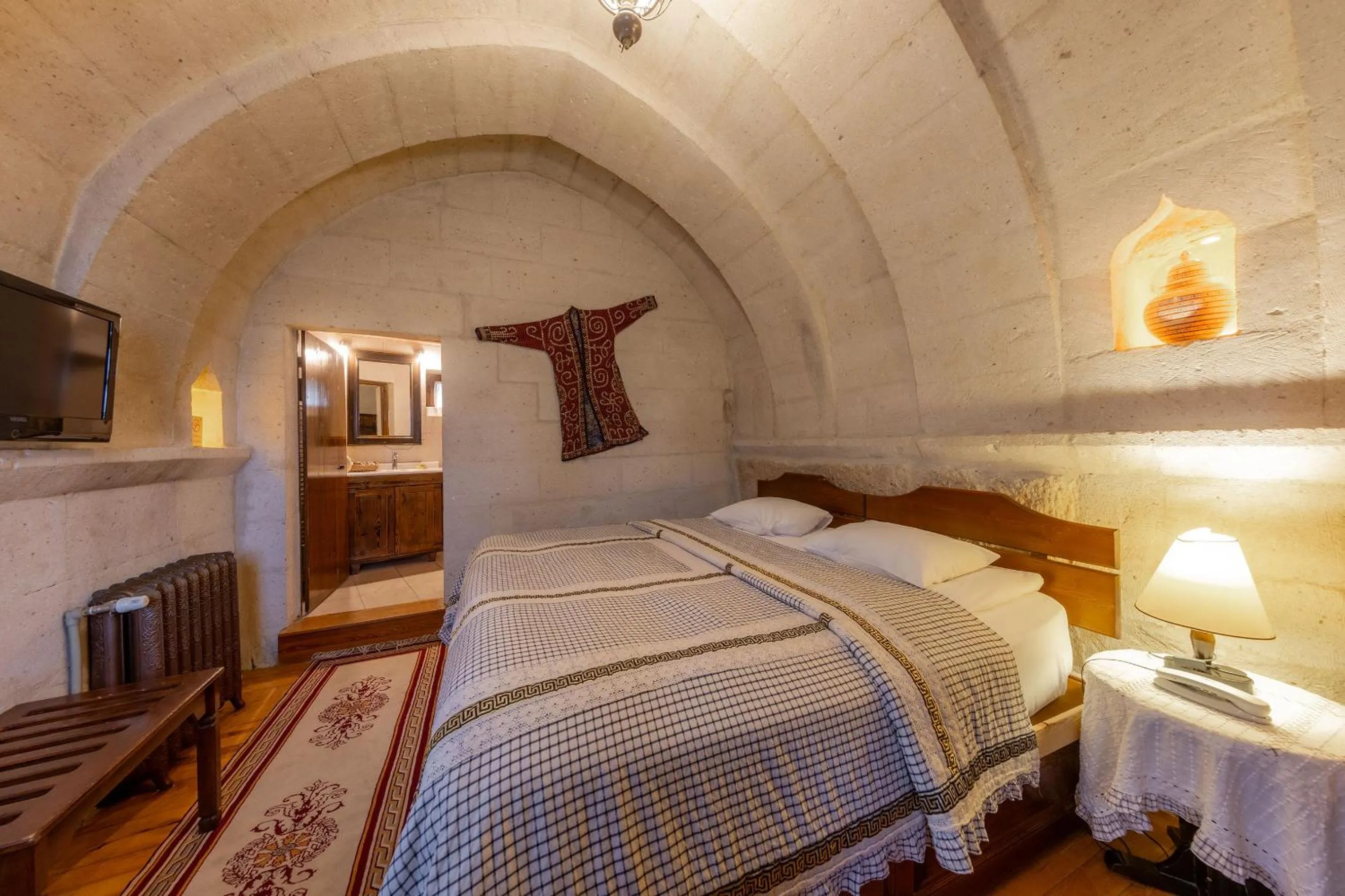 Bed in Cappadocia Cave Suites Adult Only