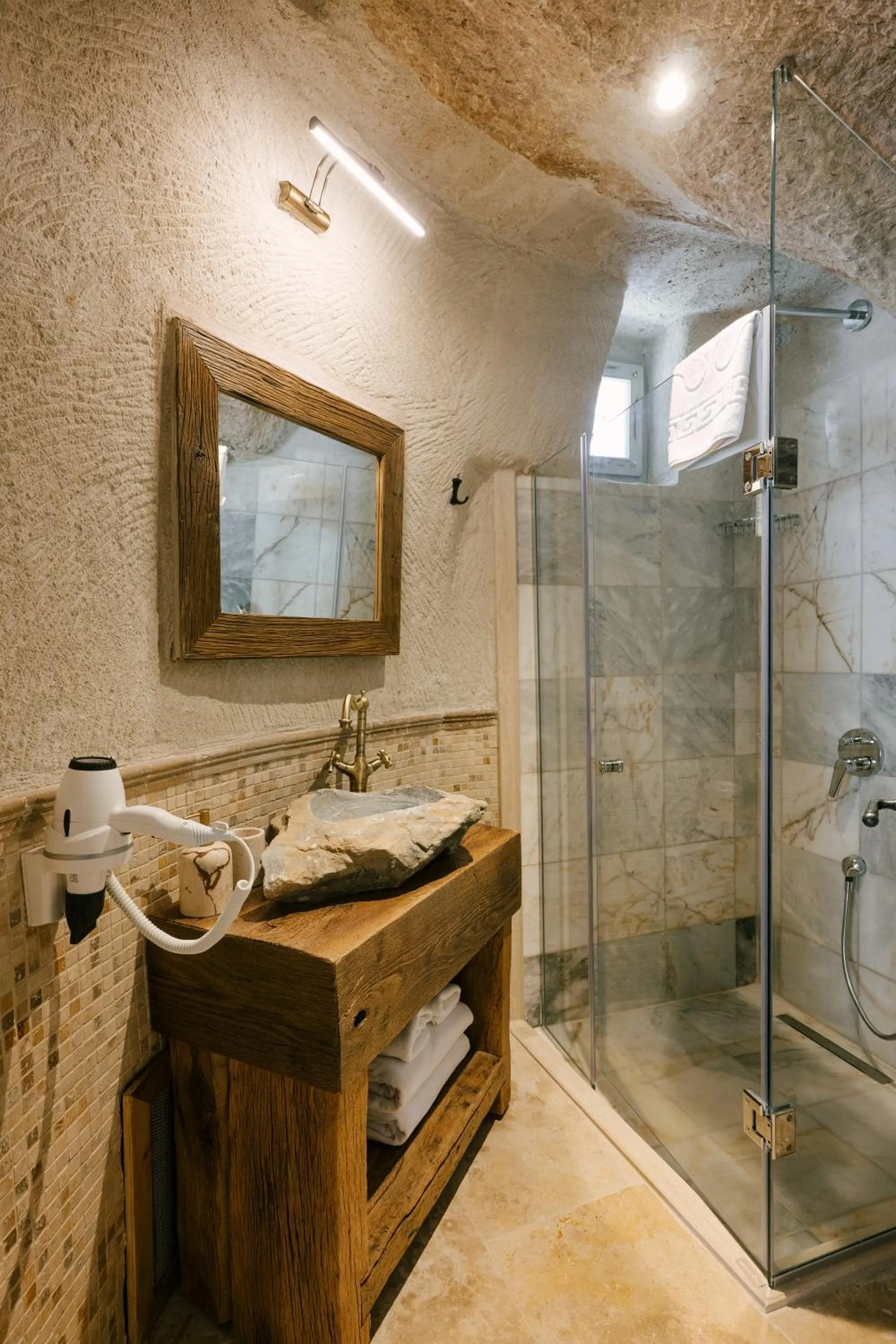 Shower in Cappadocia Cave Suites Adult Only