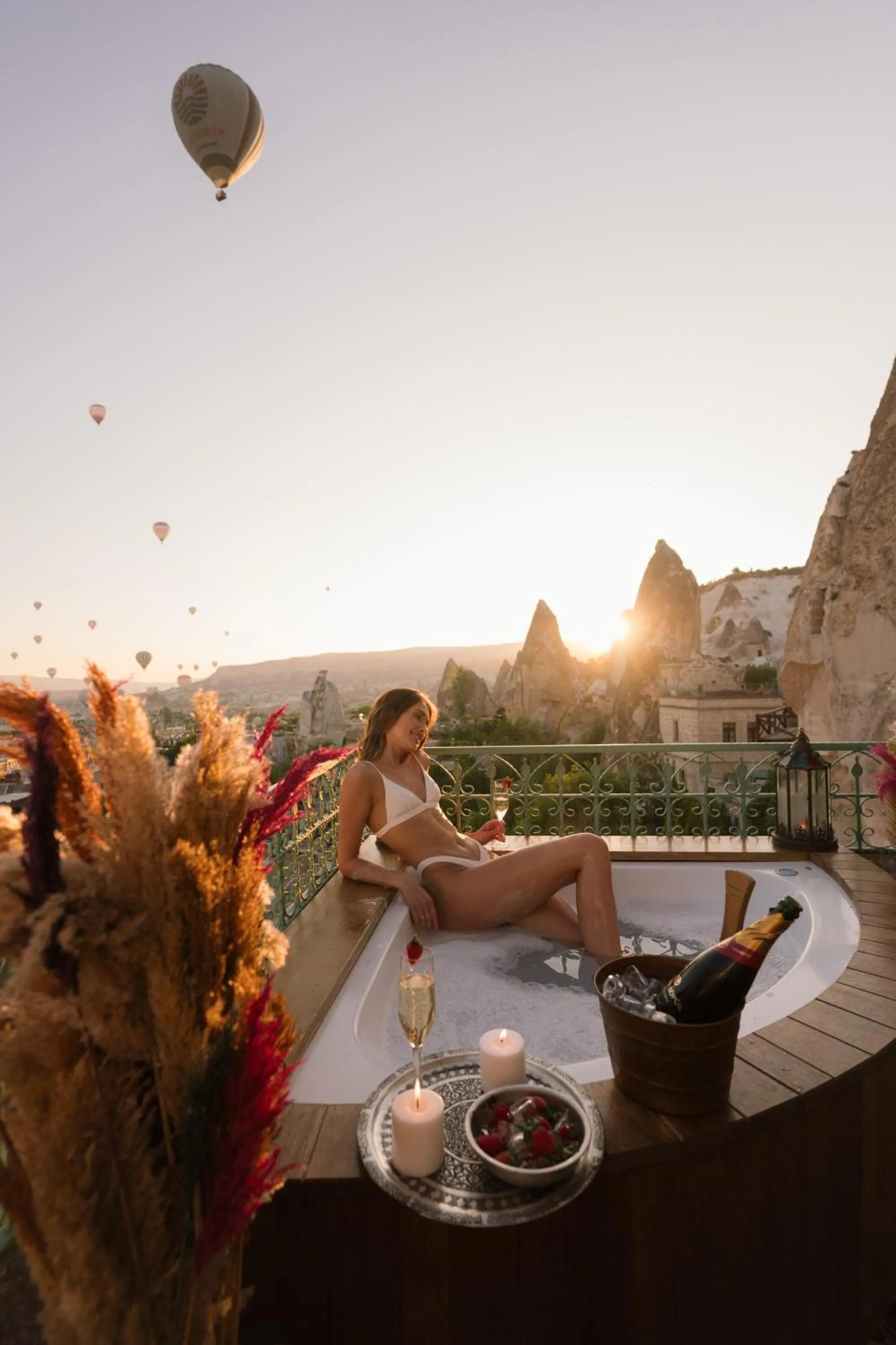 Hot Tub in Cappadocia Cave Suites Adult Only