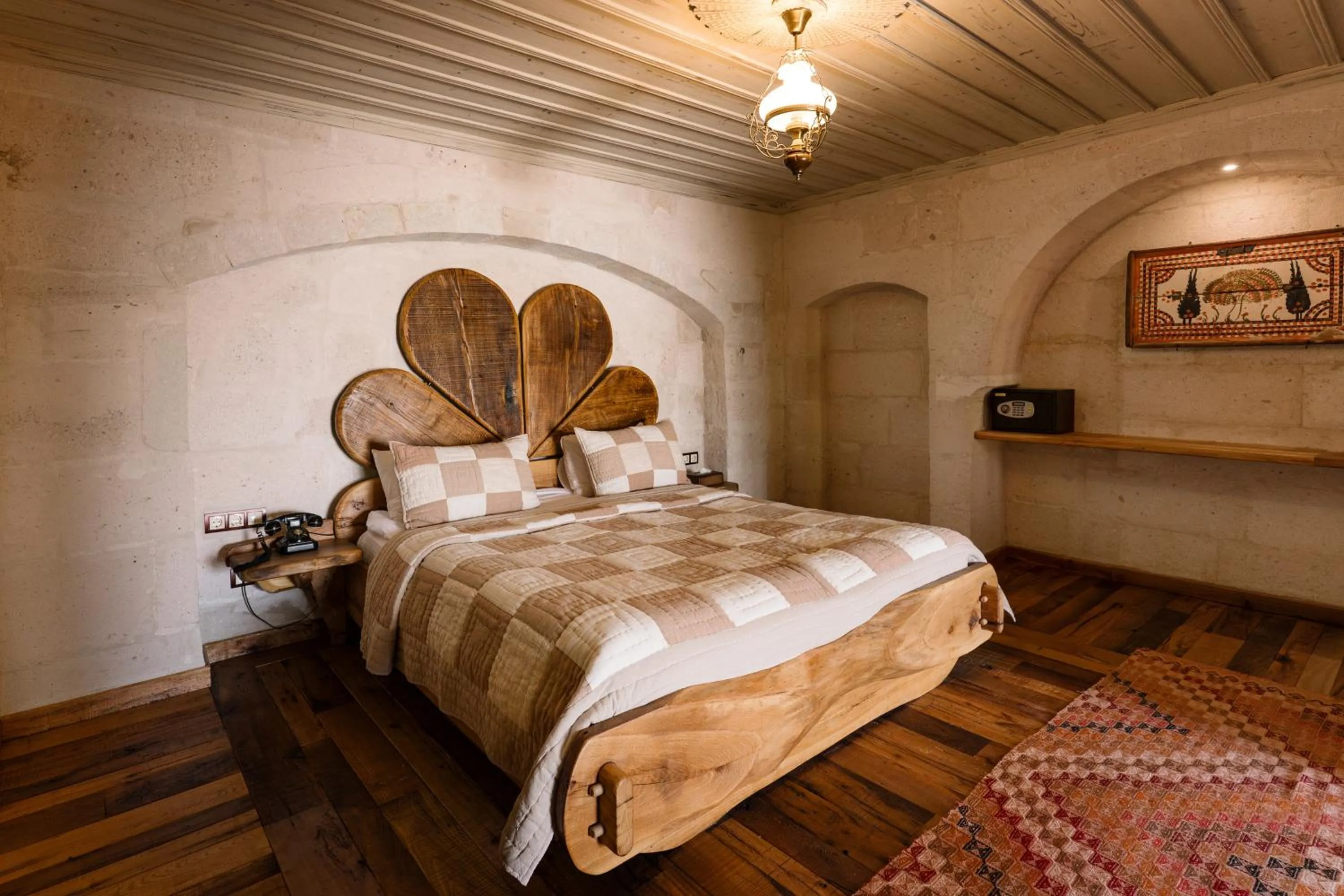 Bed in Cappadocia Cave Suites Adult Only
