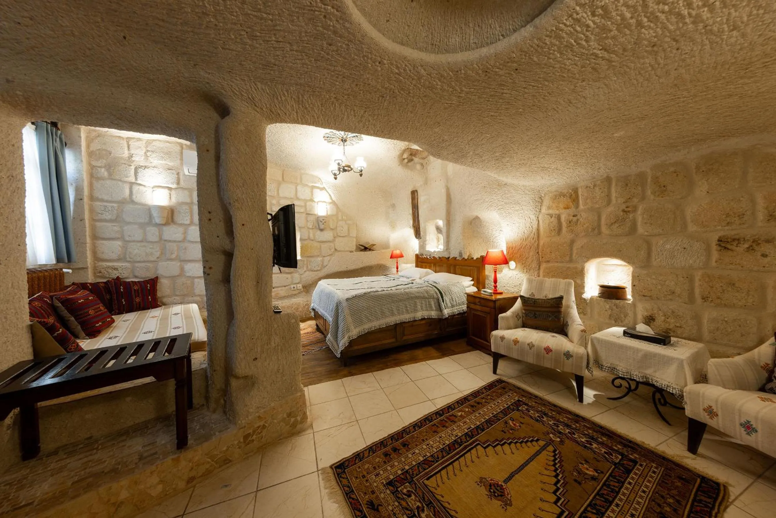 Bed in Cappadocia Cave Suites Adult Only