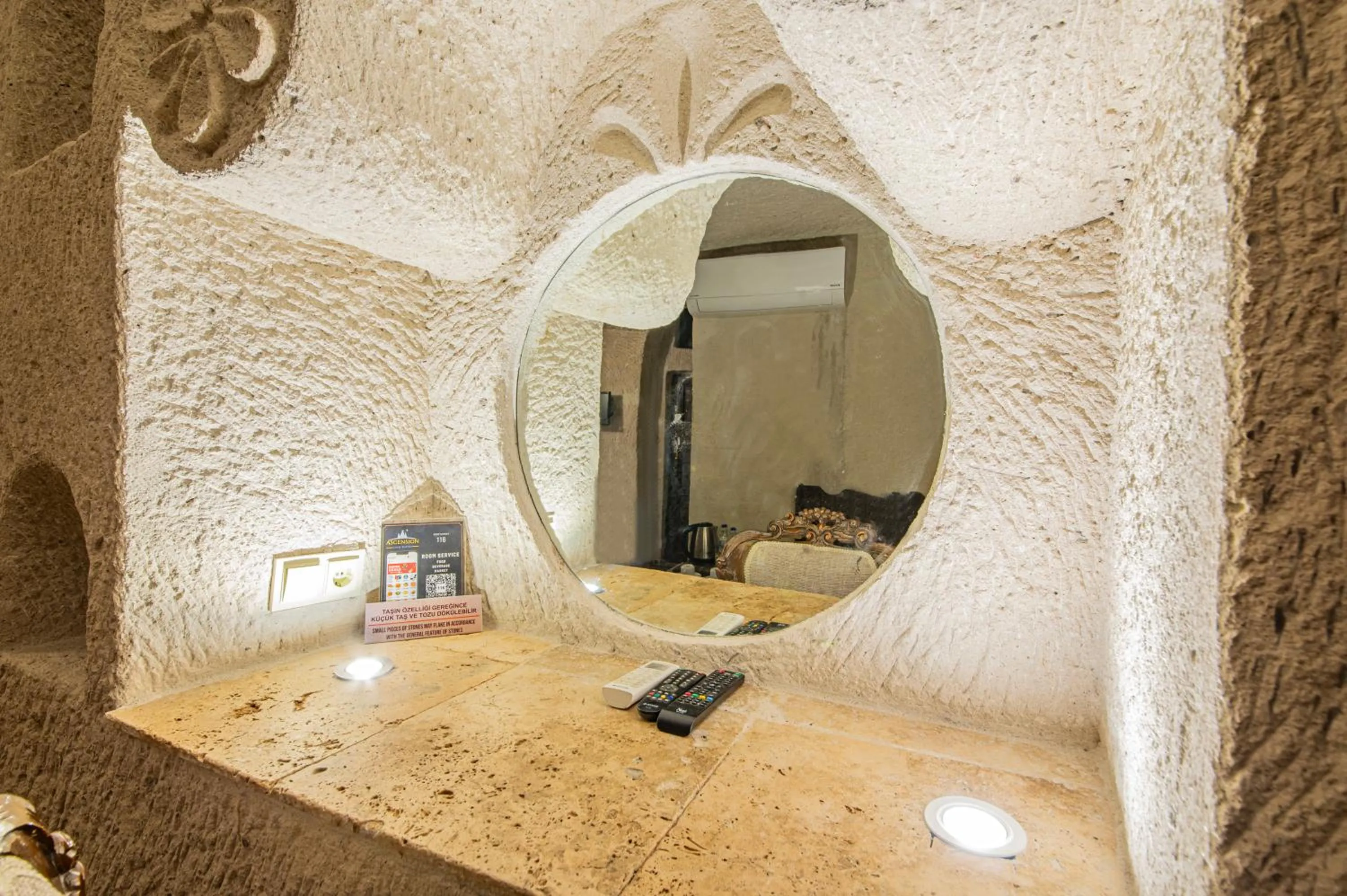 Seating area in Ascension Cave Suites - Special Class