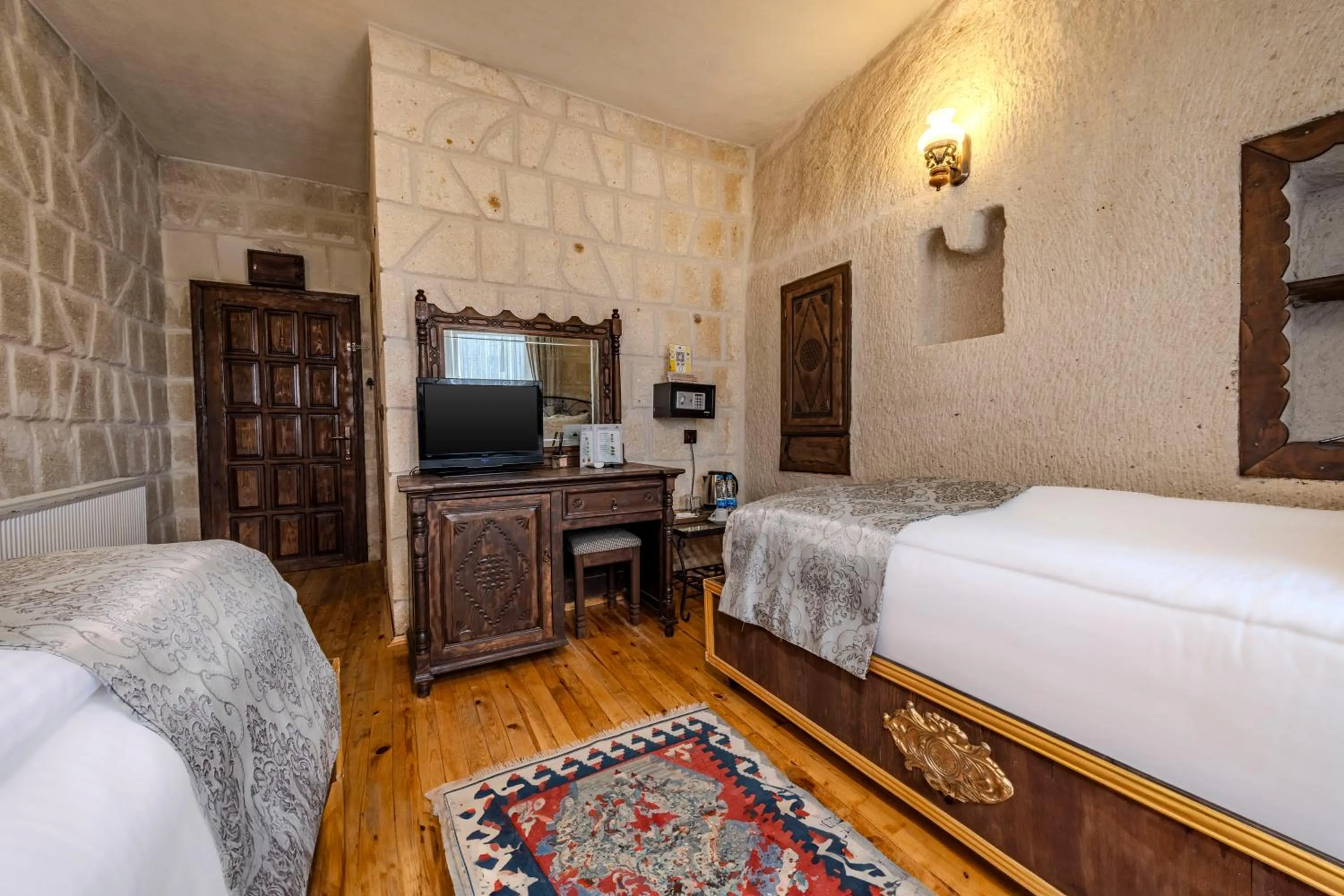 Bed in Ascension Cave Suites - Special Class