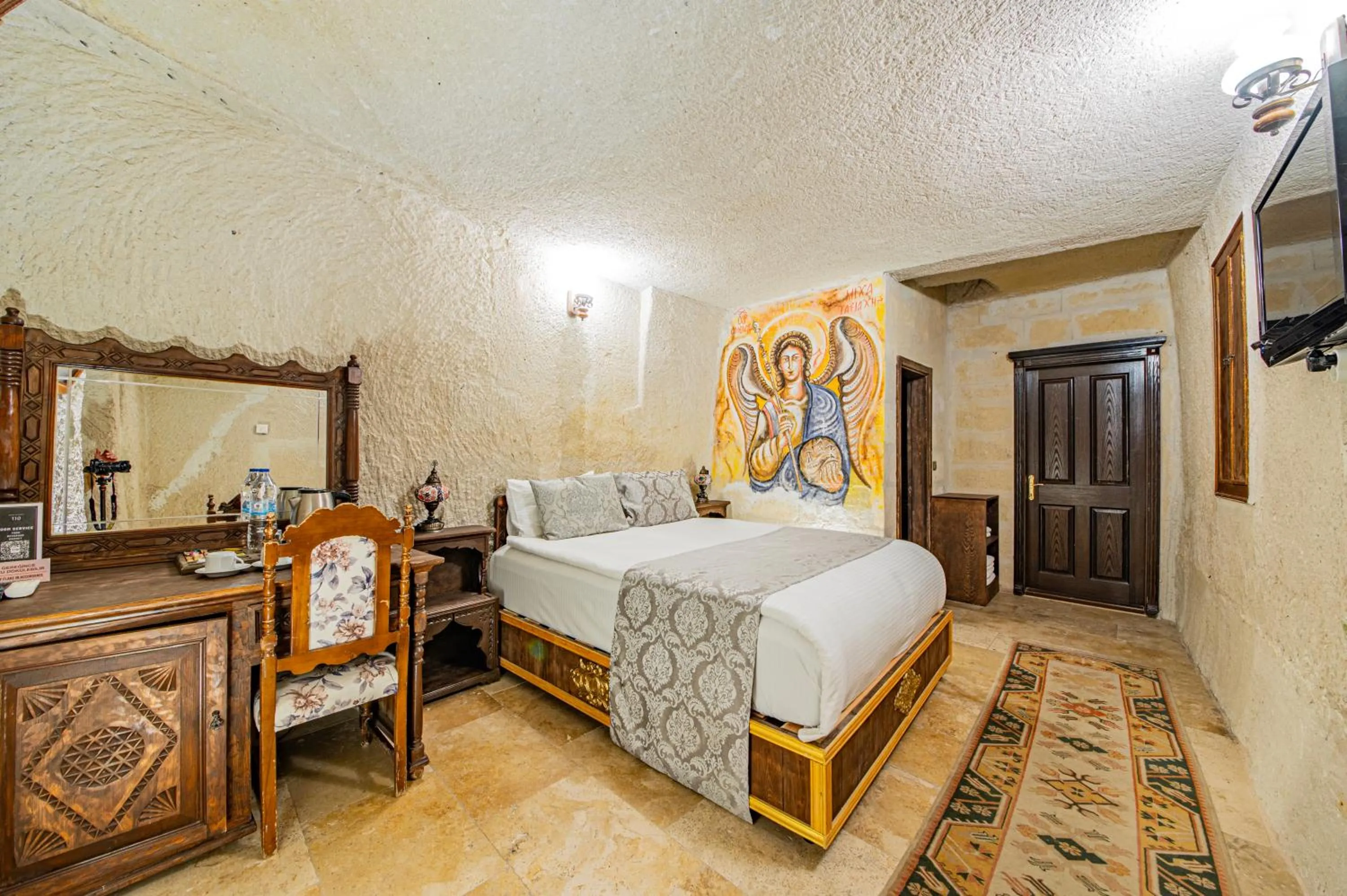 Bed in Ascension Cave Suites - Special Class