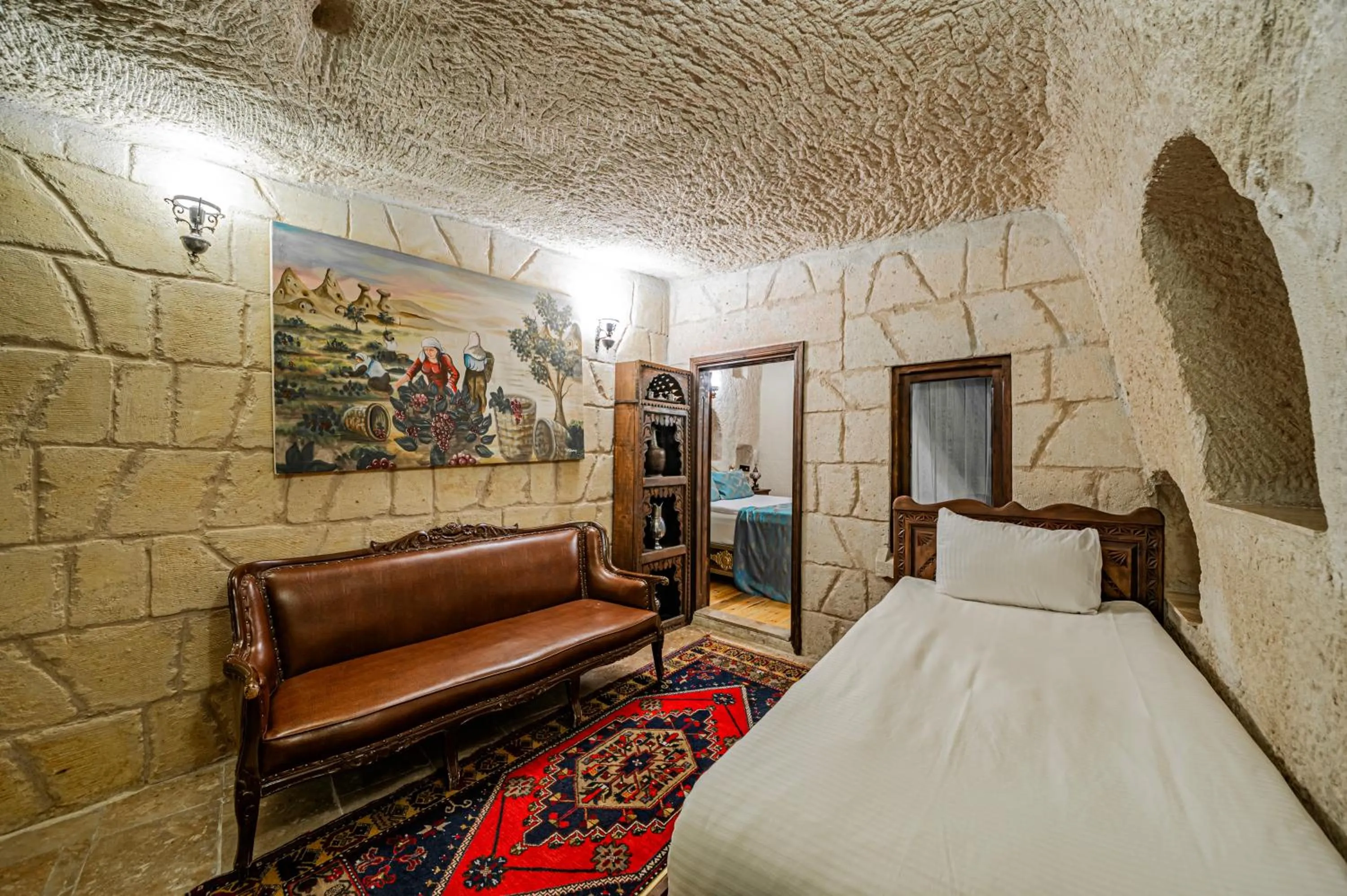 Bed in Ascension Cave Suites - Special Class