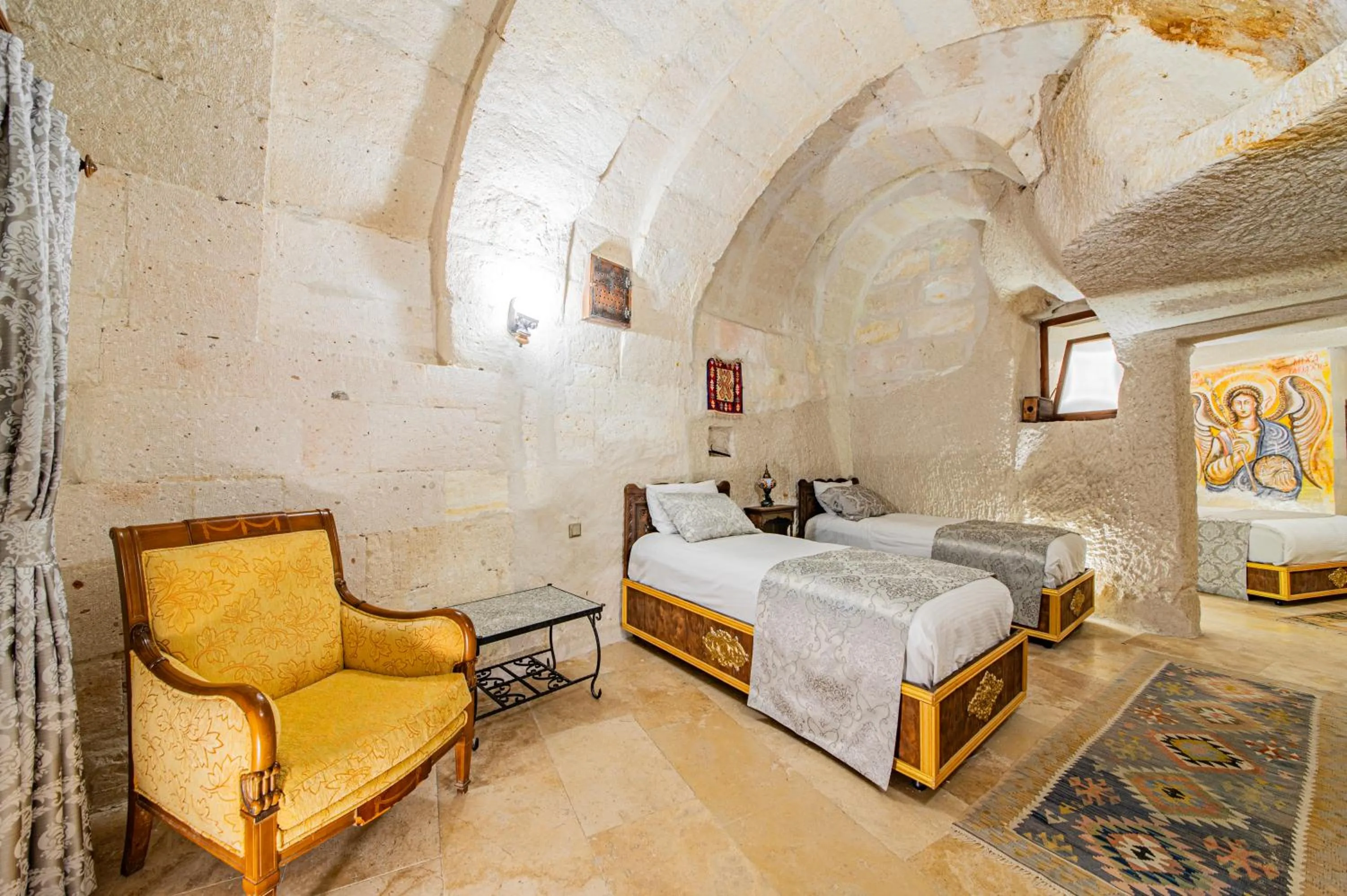 Bed in Ascension Cave Suites - Special Class