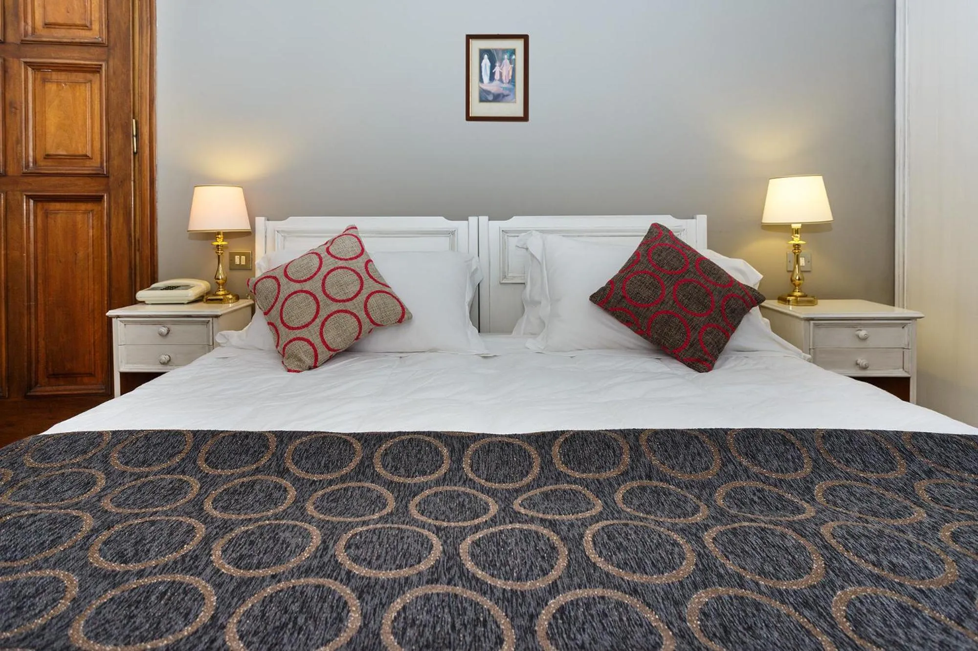 Decorative detail, Bed in Hotel Villa Maria