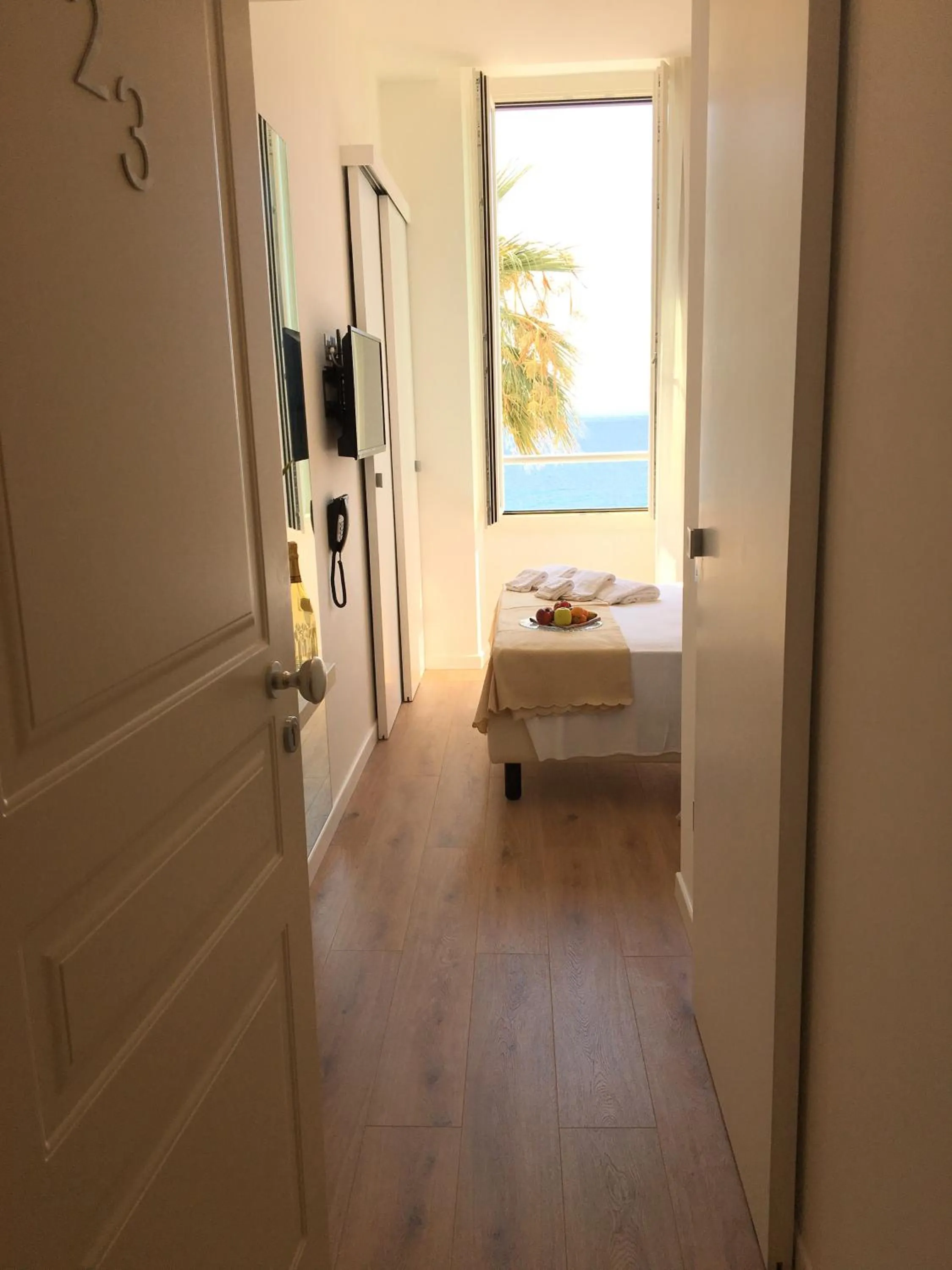 Bed in Sanremo Luxury Suites