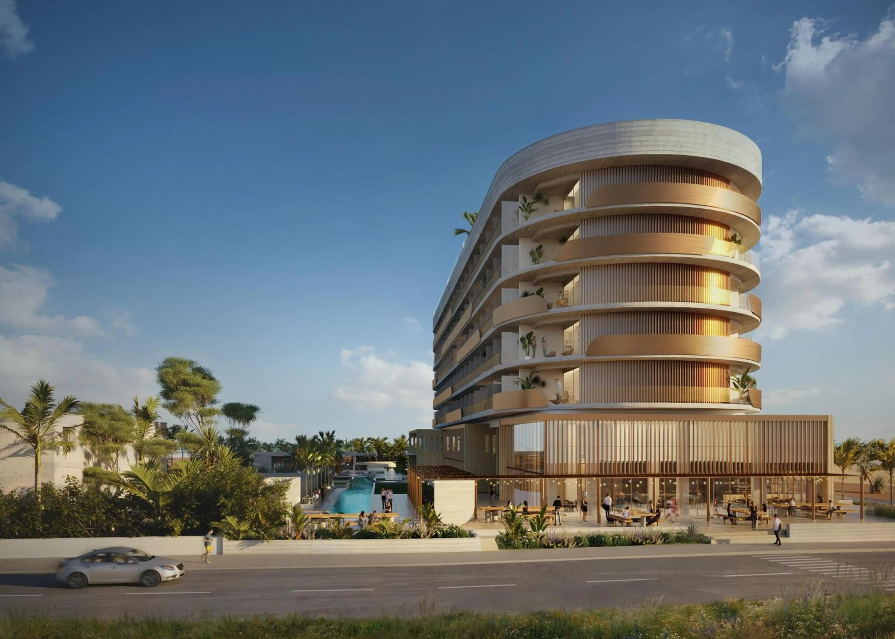 Property building in The Nines