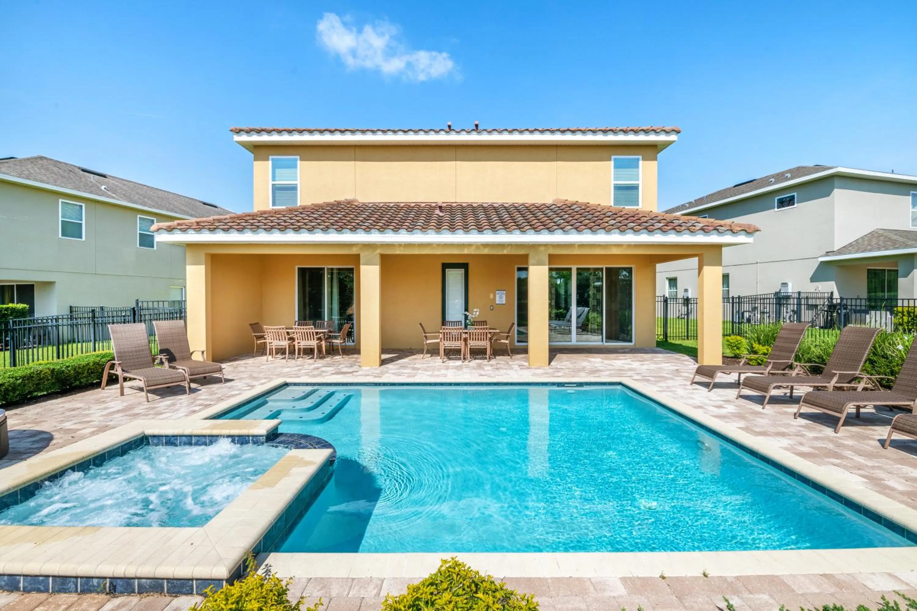 Property building in Encore Resort and Water Park at Reunion by Rentyl