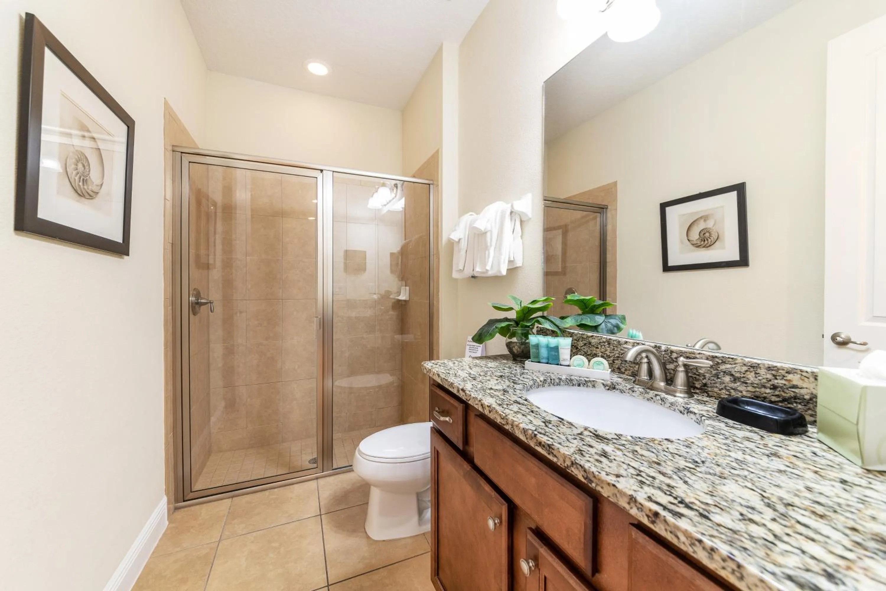 Shower in Encore Resort and Water Park at Reunion by Rentyl