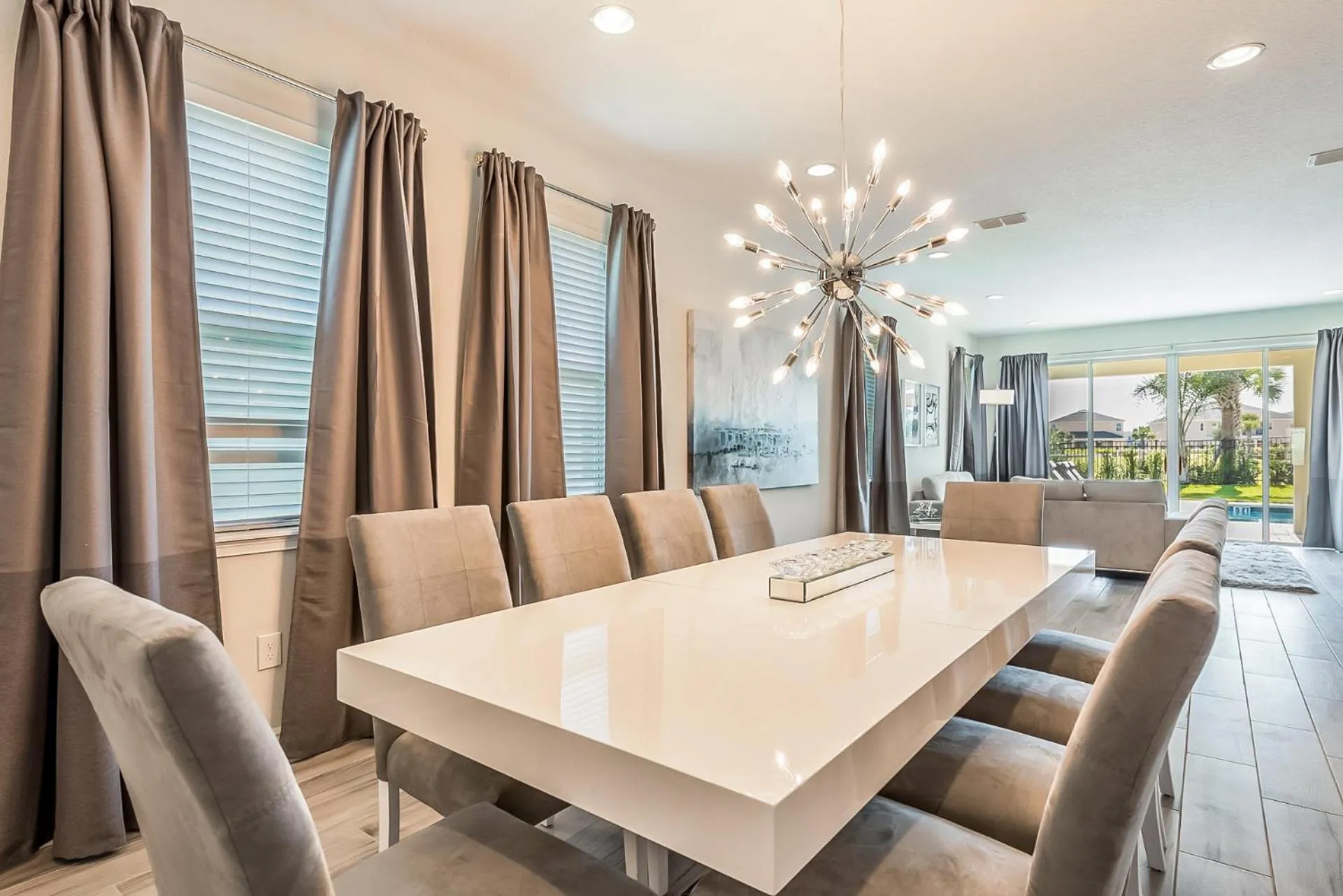 Seating area in Encore Resort and Water Park at Reunion by Rentyl