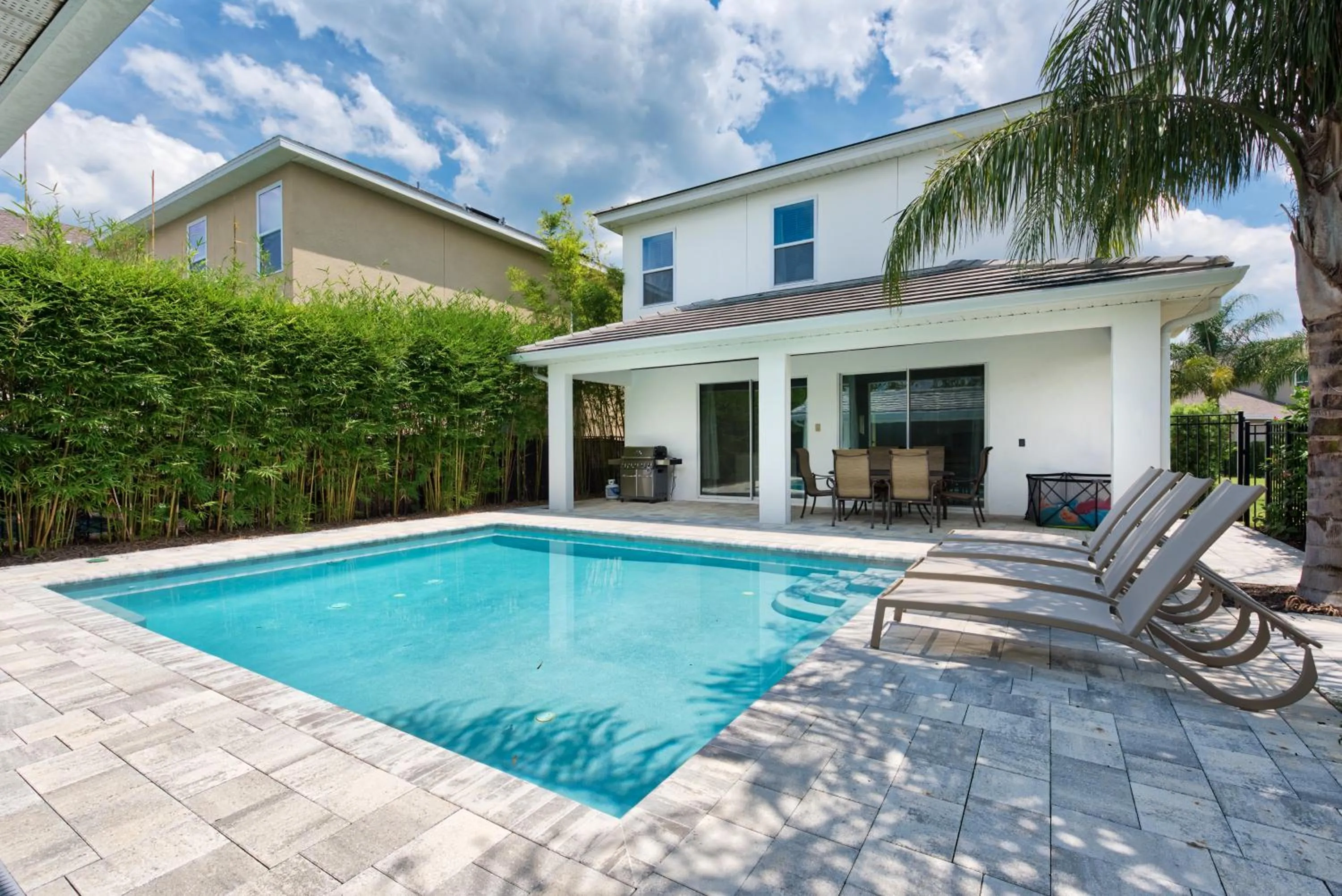 Patio in Encore Resort and Water Park at Reunion by Rentyl