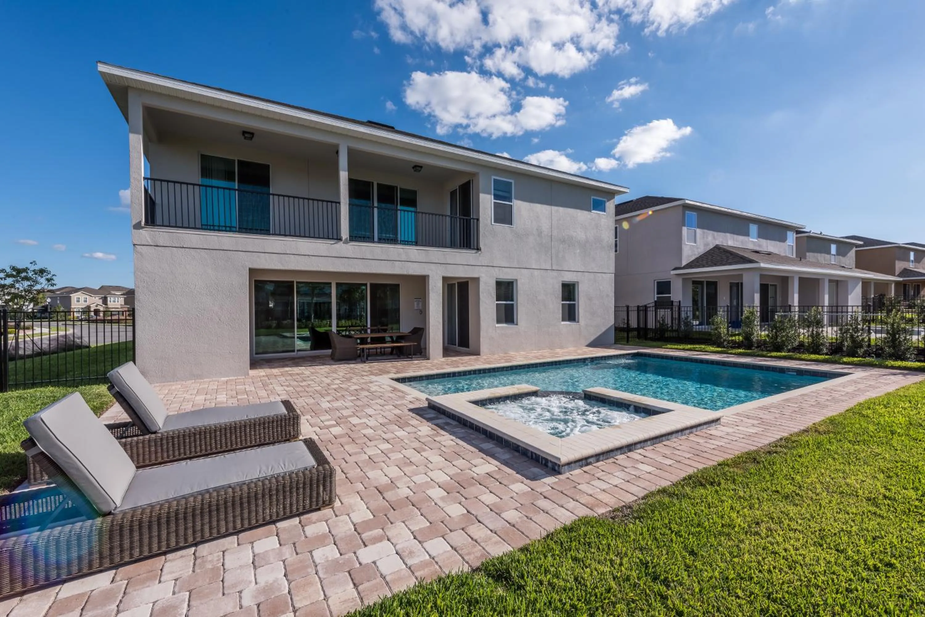 Property building in Encore Resort and Water Park at Reunion by Rentyl