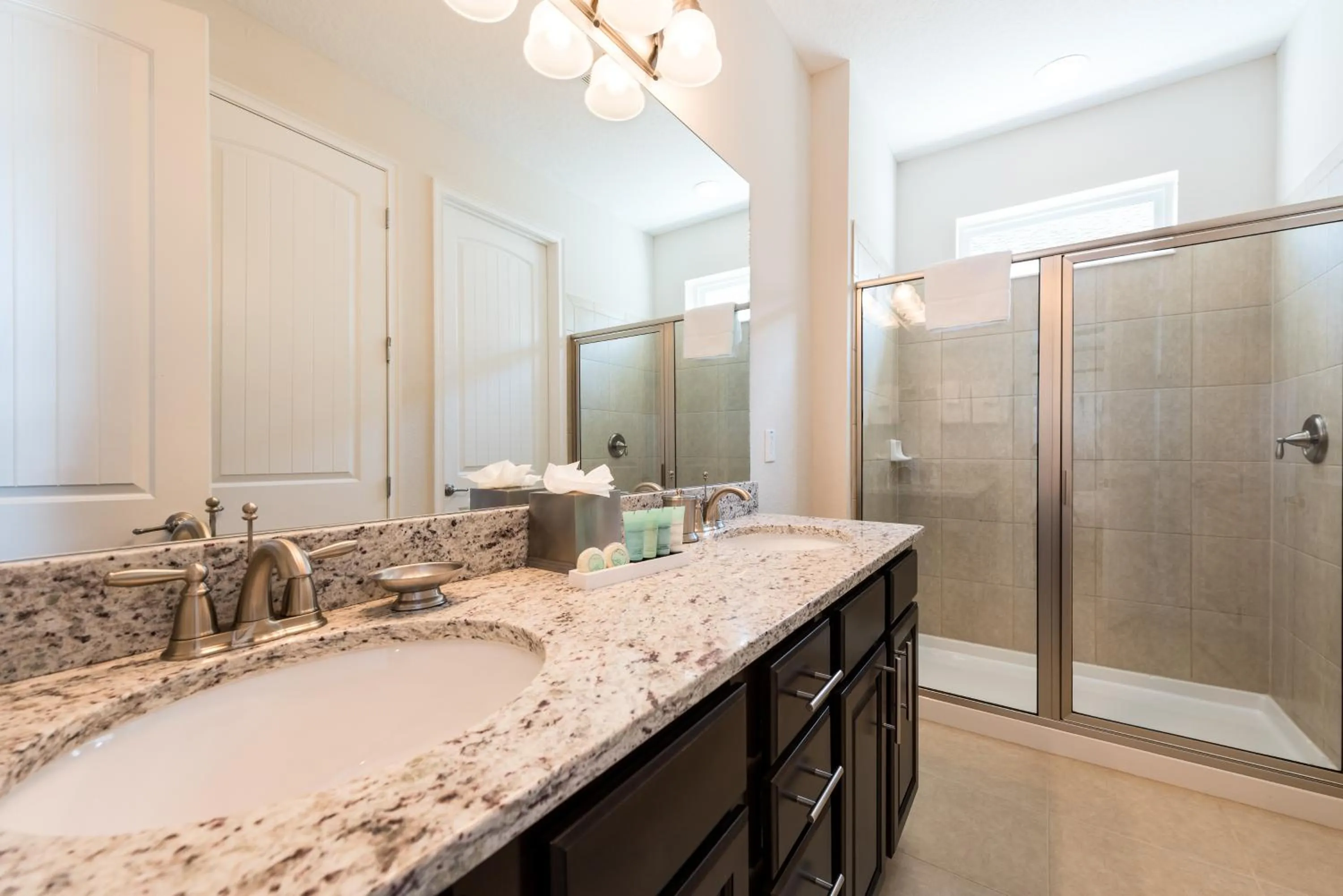 Shower in Encore Resort and Water Park at Reunion by Rentyl