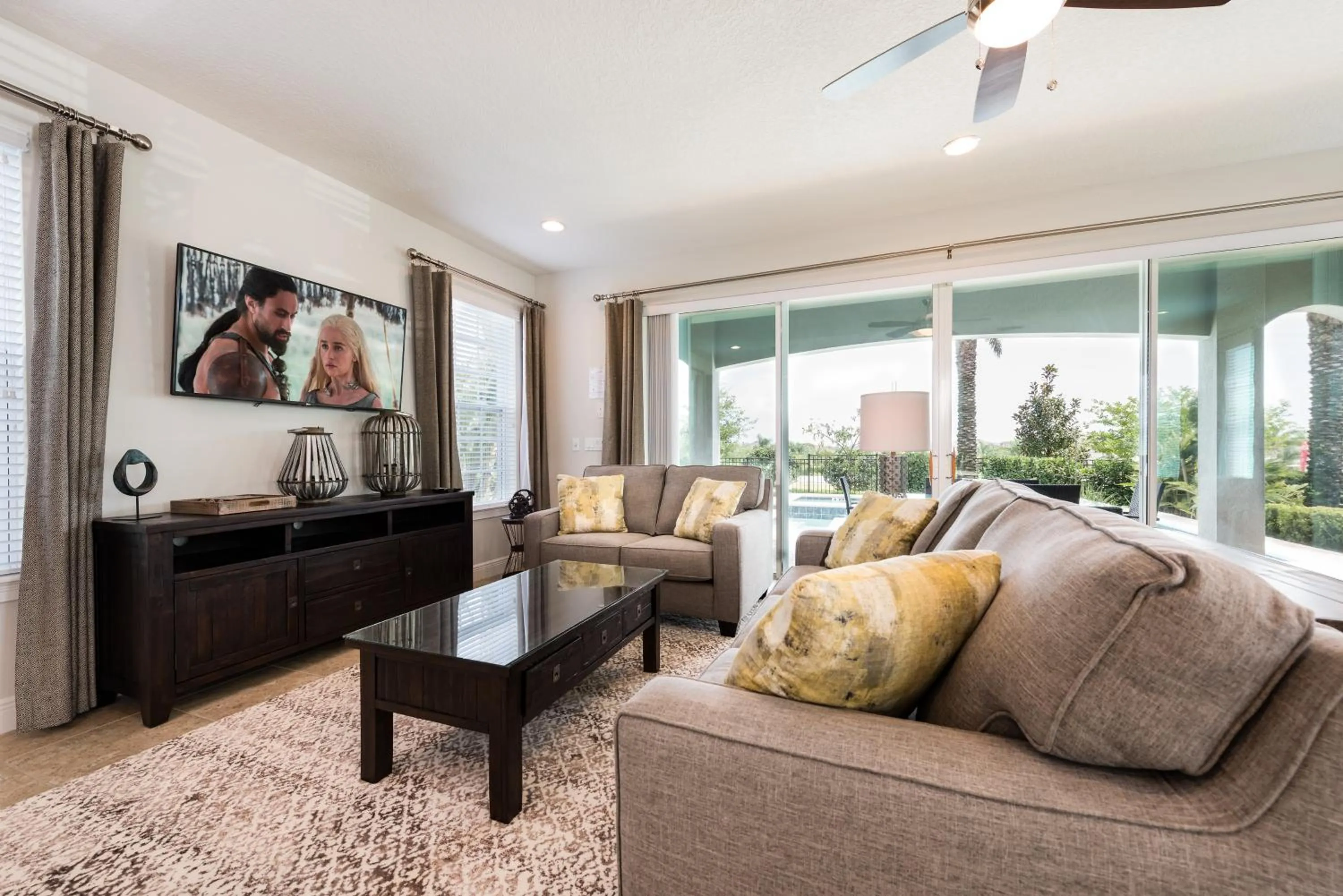 TV and multimedia in Encore Resort and Water Park at Reunion by Rentyl