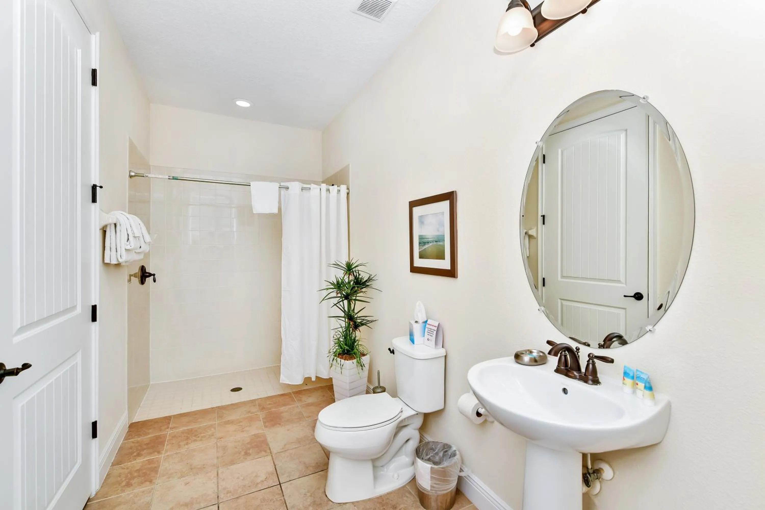 Shower in Encore Resort and Water Park at Reunion by Rentyl