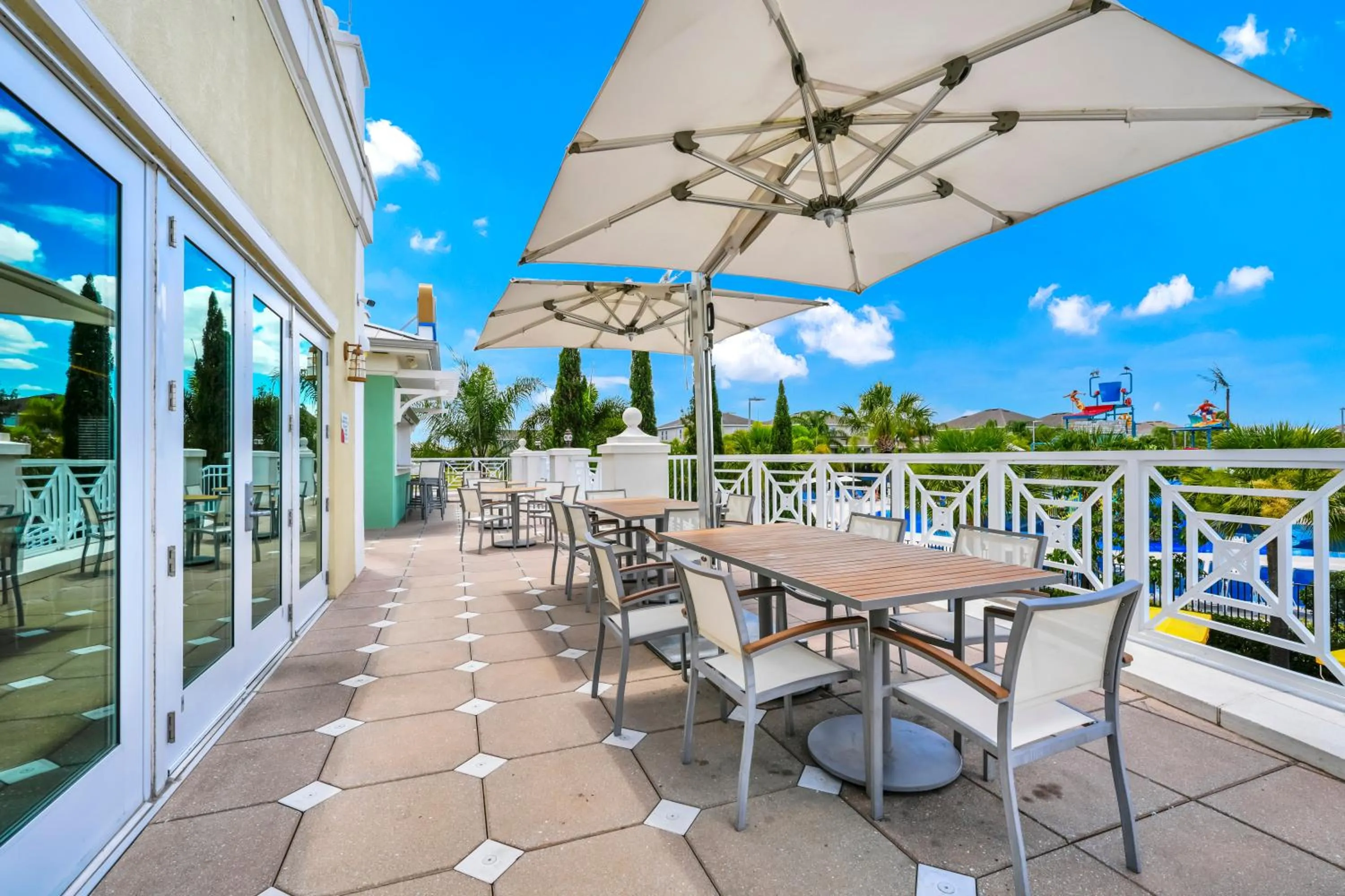 Patio in Encore Resort and Water Park at Reunion by Rentyl