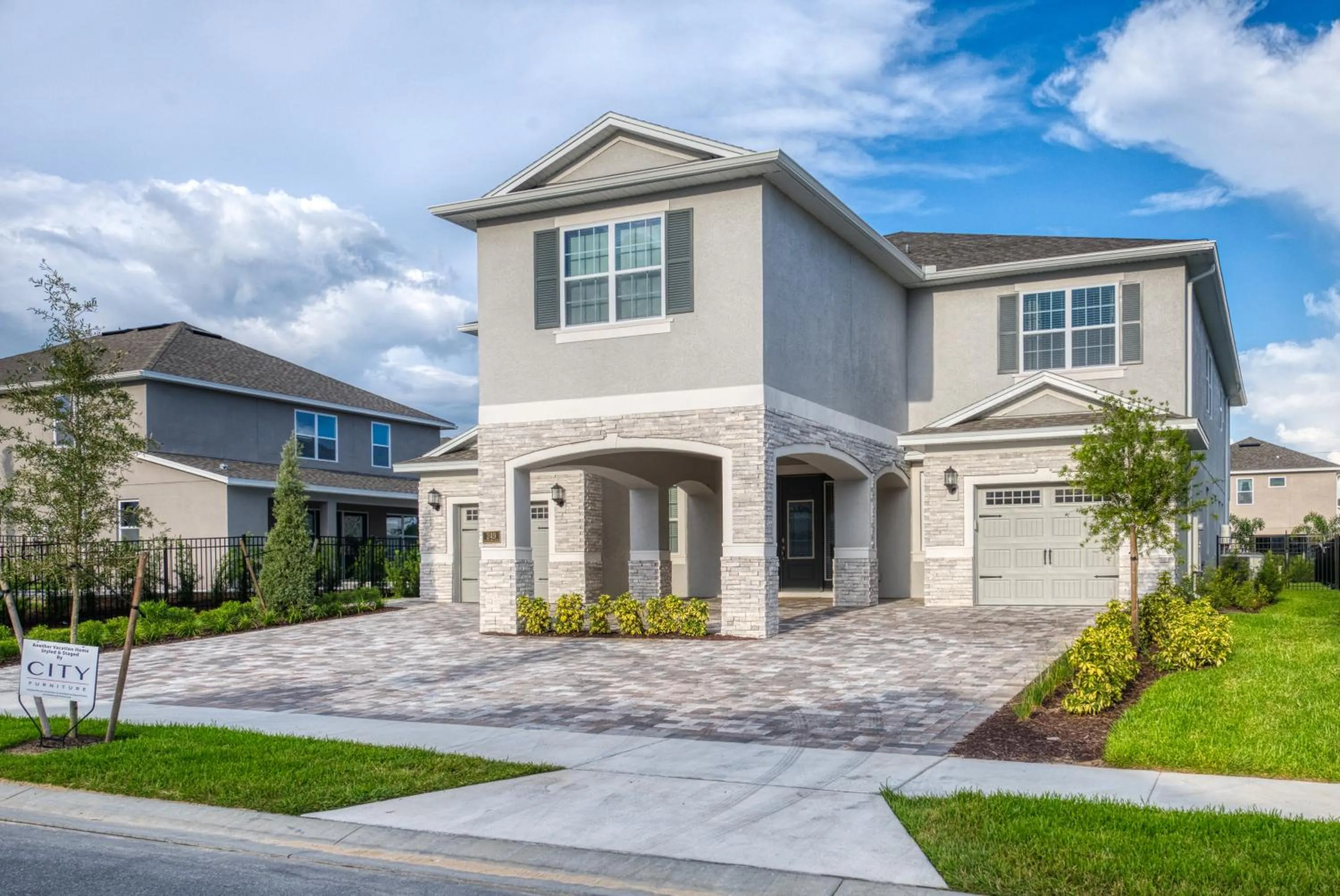 Property building in Encore Resort and Water Park at Reunion by Rentyl