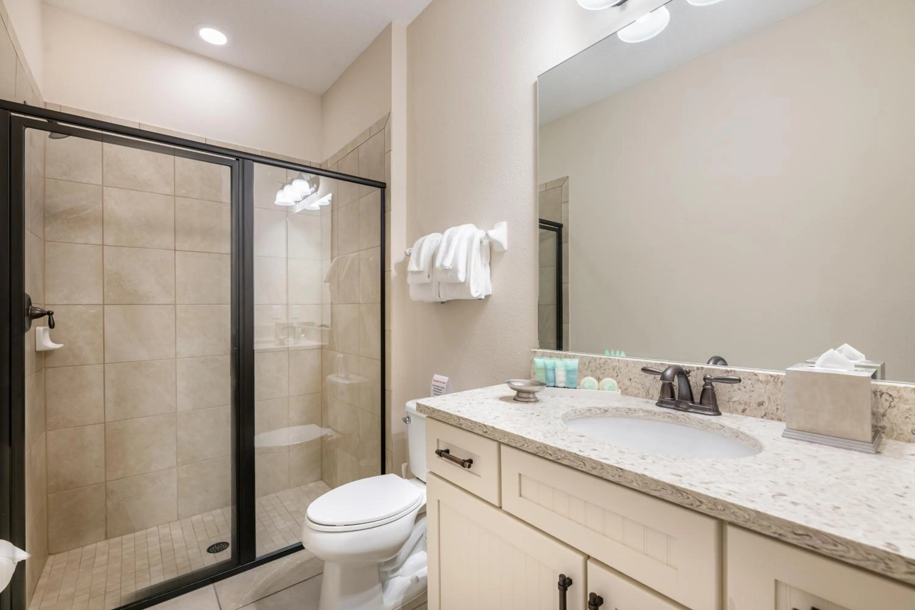 Shower in Encore Resort and Water Park at Reunion by Rentyl