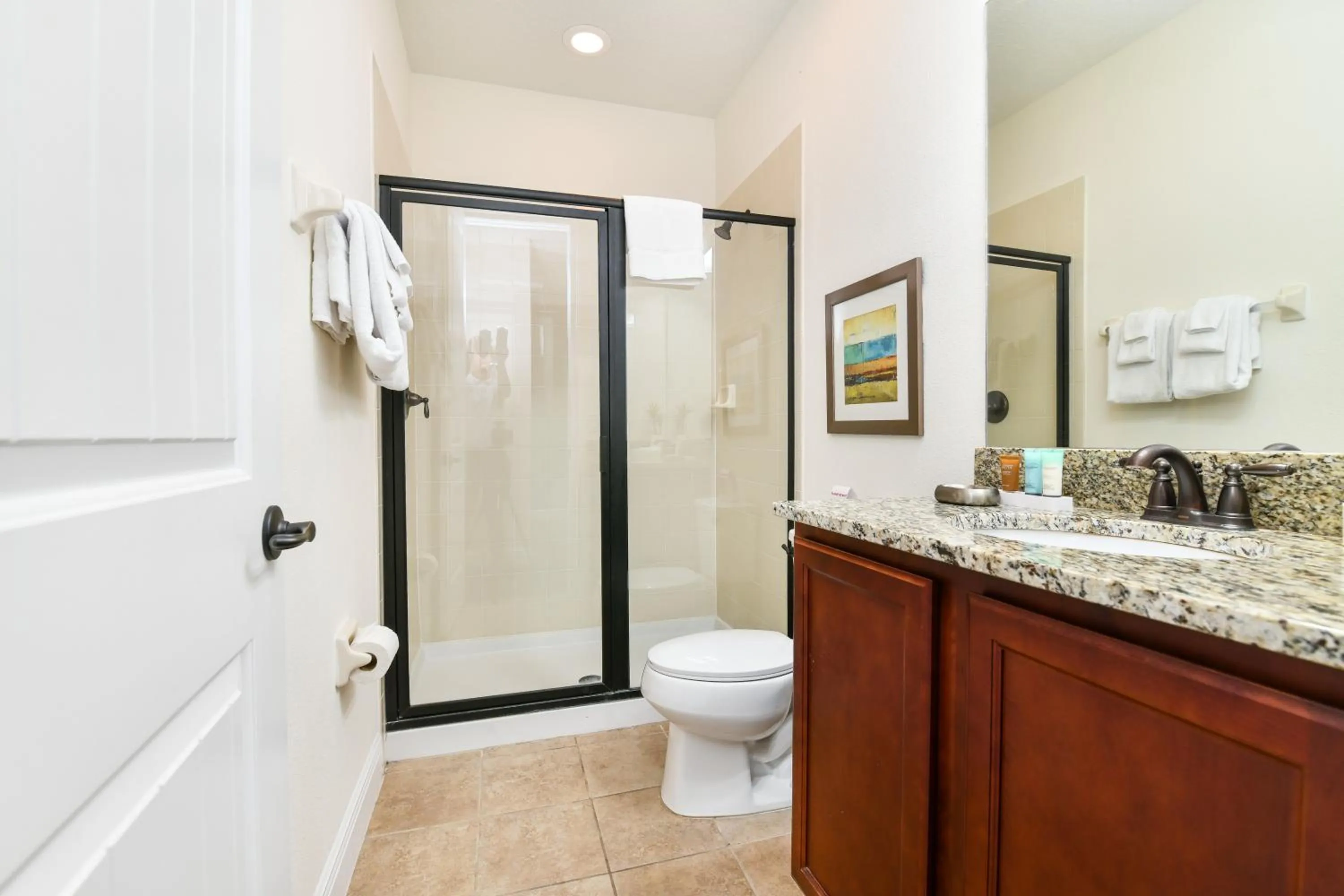 Shower in Encore Resort and Water Park at Reunion by Rentyl