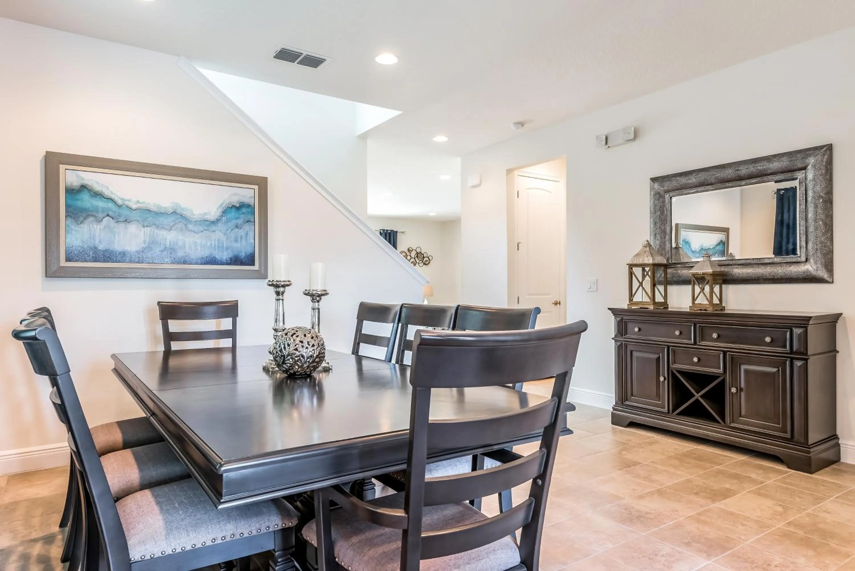 Living room in Encore Resort and Water Park at Reunion by Rentyl