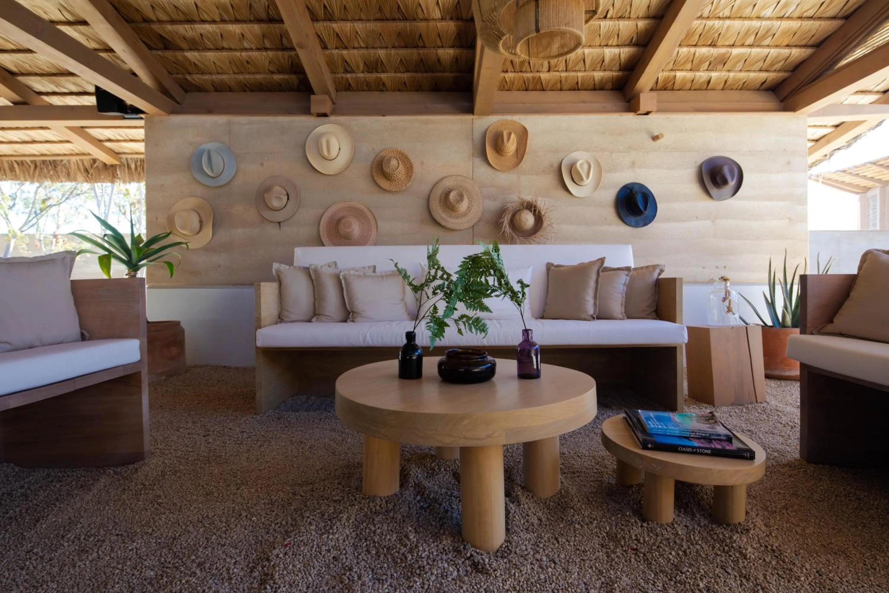 Living room in El Perdido Desert Dream- Todos Santos Adults Only