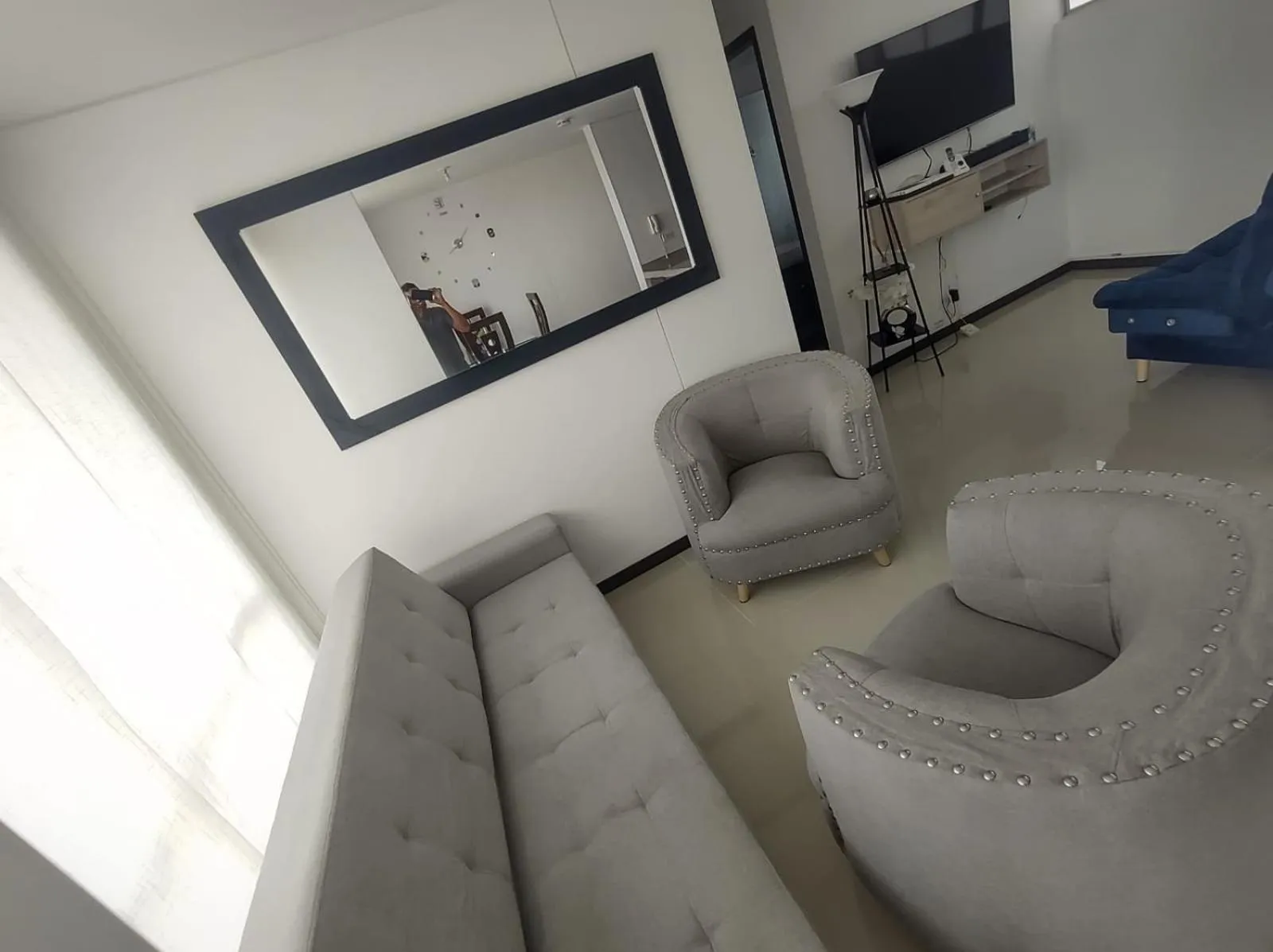 Living room in Valle del lili cozy apartment