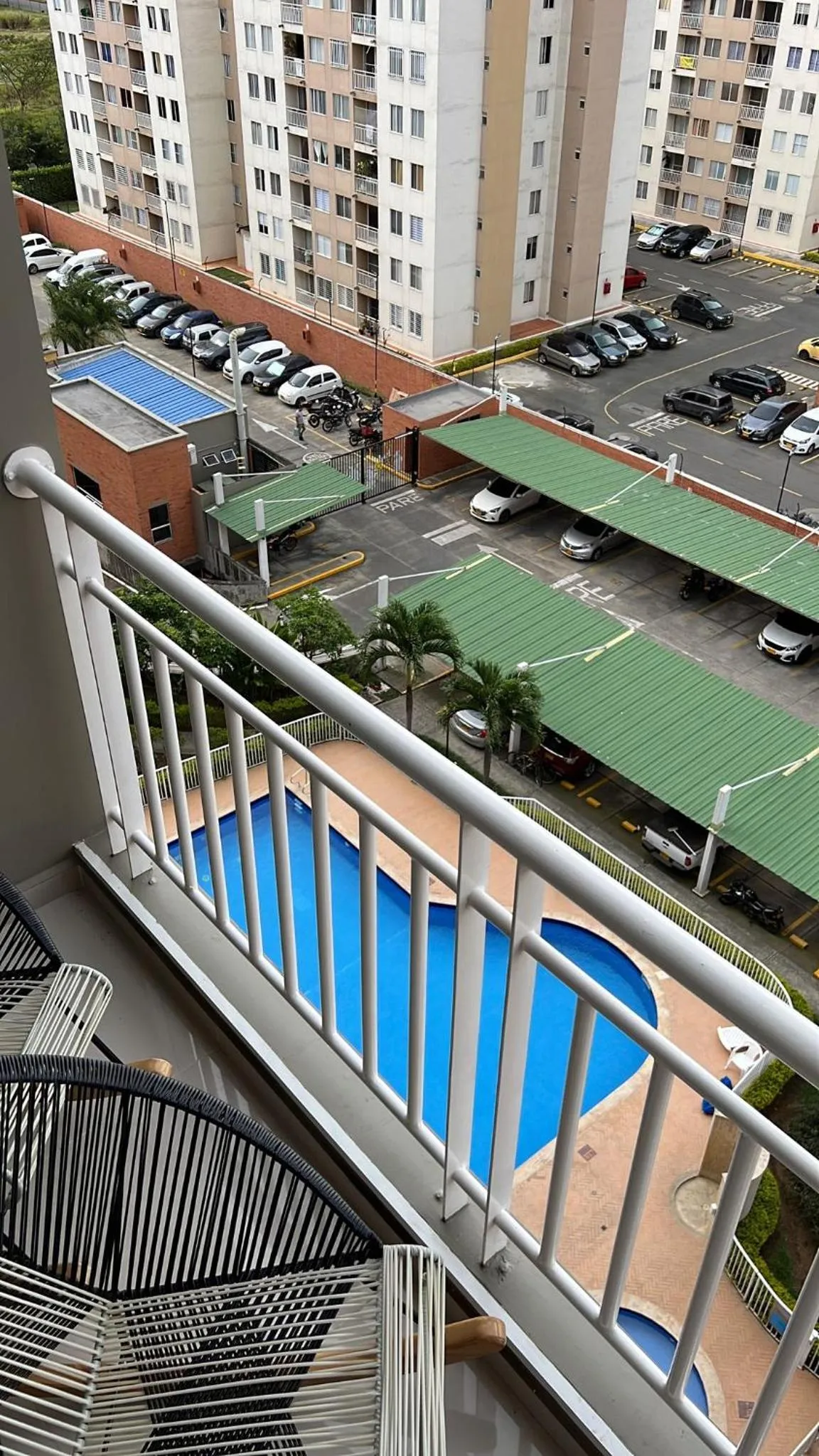 Swimming pool in Valle del lili cozy apartment