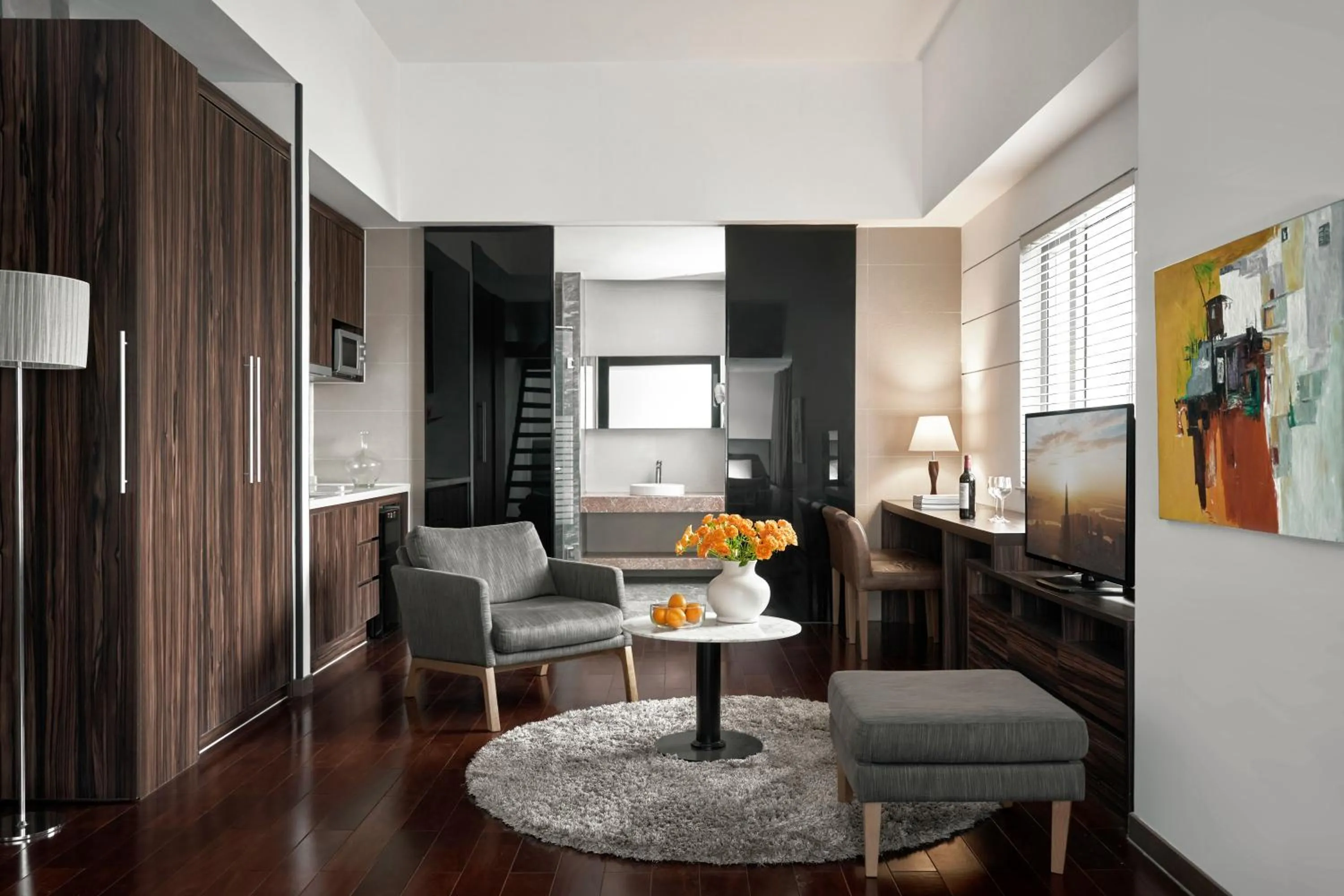 Photo of the whole room in Oakwood Hotel & Apartments Saigon