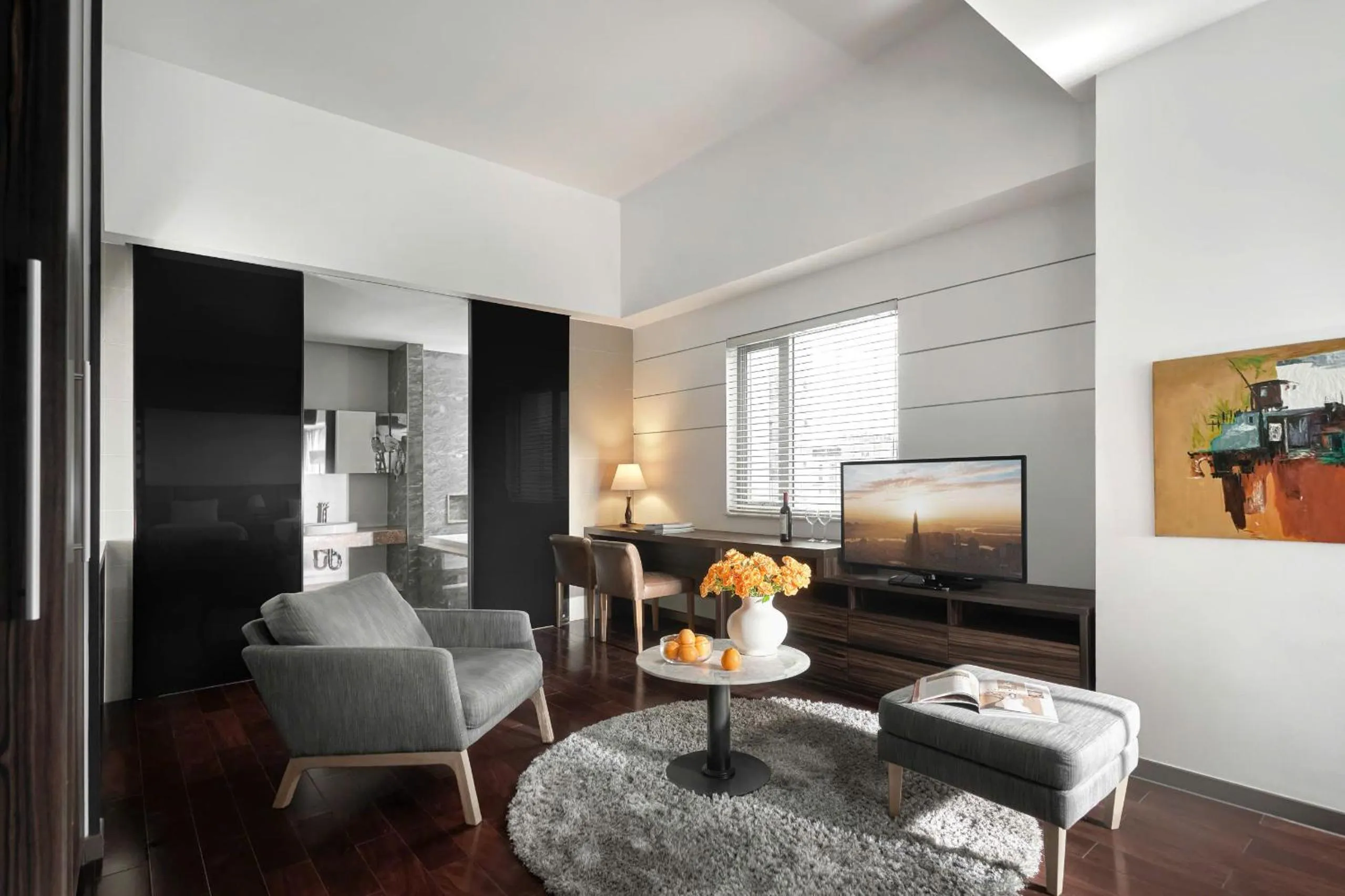 Living room in Oakwood Hotel & Apartments Saigon