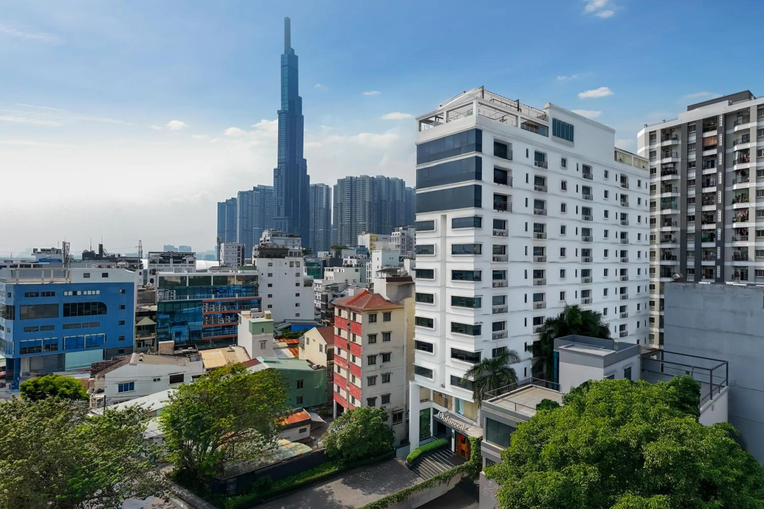 Location in Oakwood Hotel & Apartments Saigon
