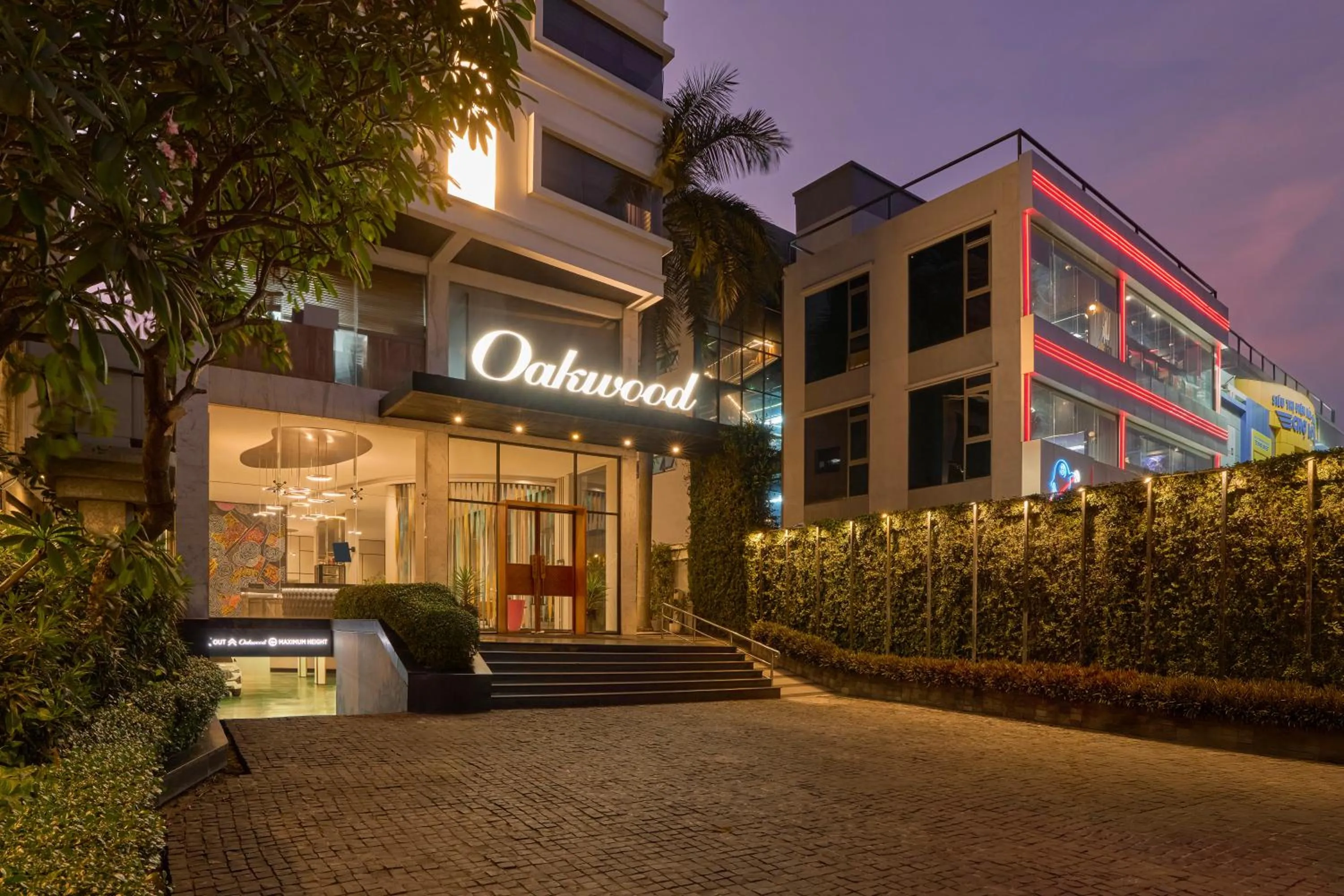 Property building in Oakwood Hotel & Apartments Saigon